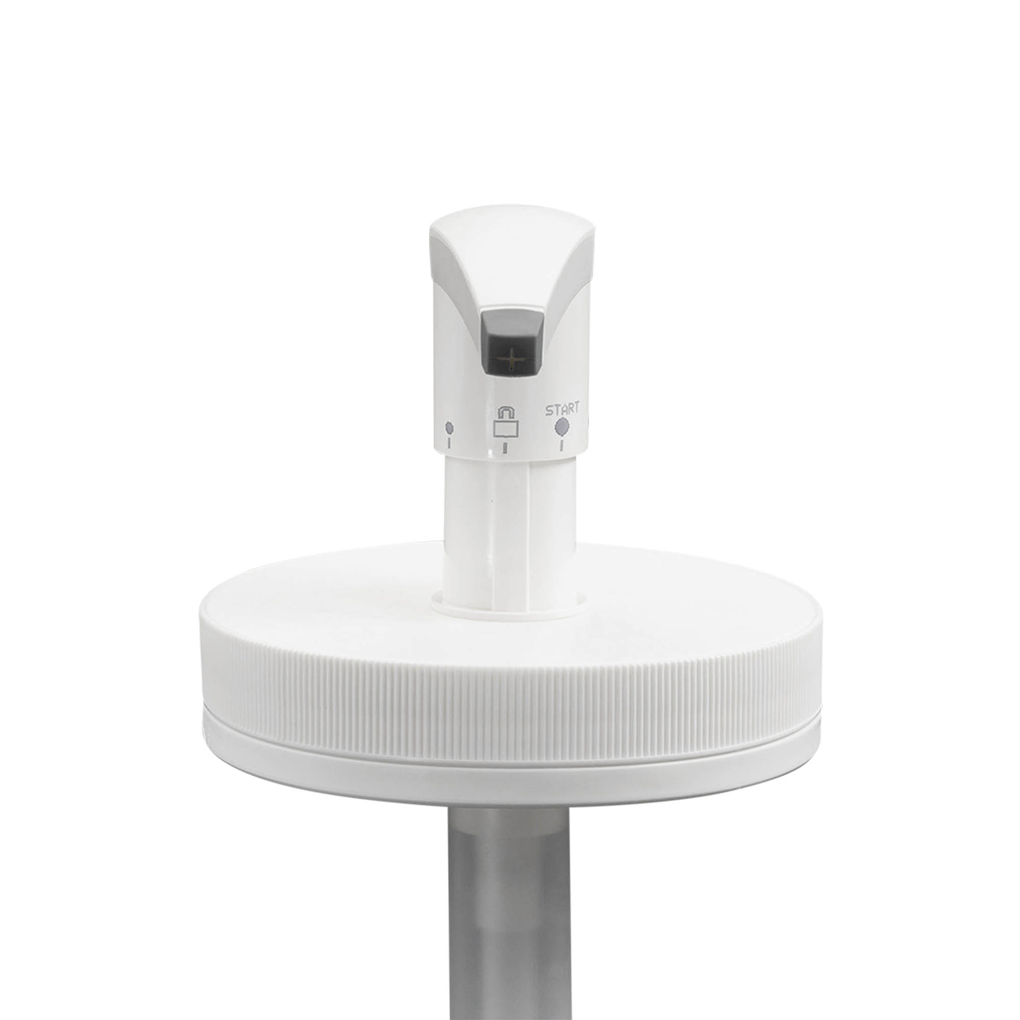 Pompe distributrice pour 1 240 ml 'Securibox', plastique PE, blanc, pour bouchage: Bougage à vis Pompe distributrice pour 1 240 ml 'Securibox', plastique PE, blanc, pour bouchage: Bougage à vis