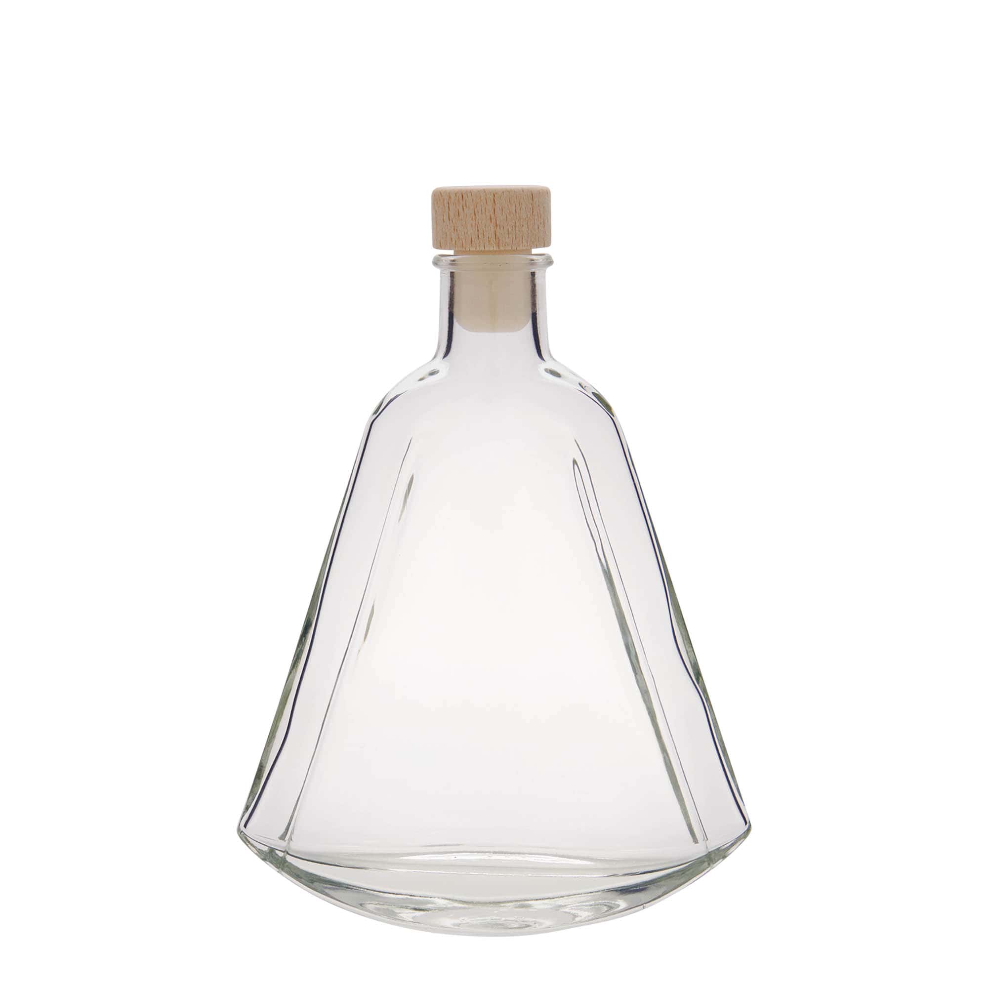 Bouteille en verre 200 ml 'Maurizio', ovale, bouchage: bouchon