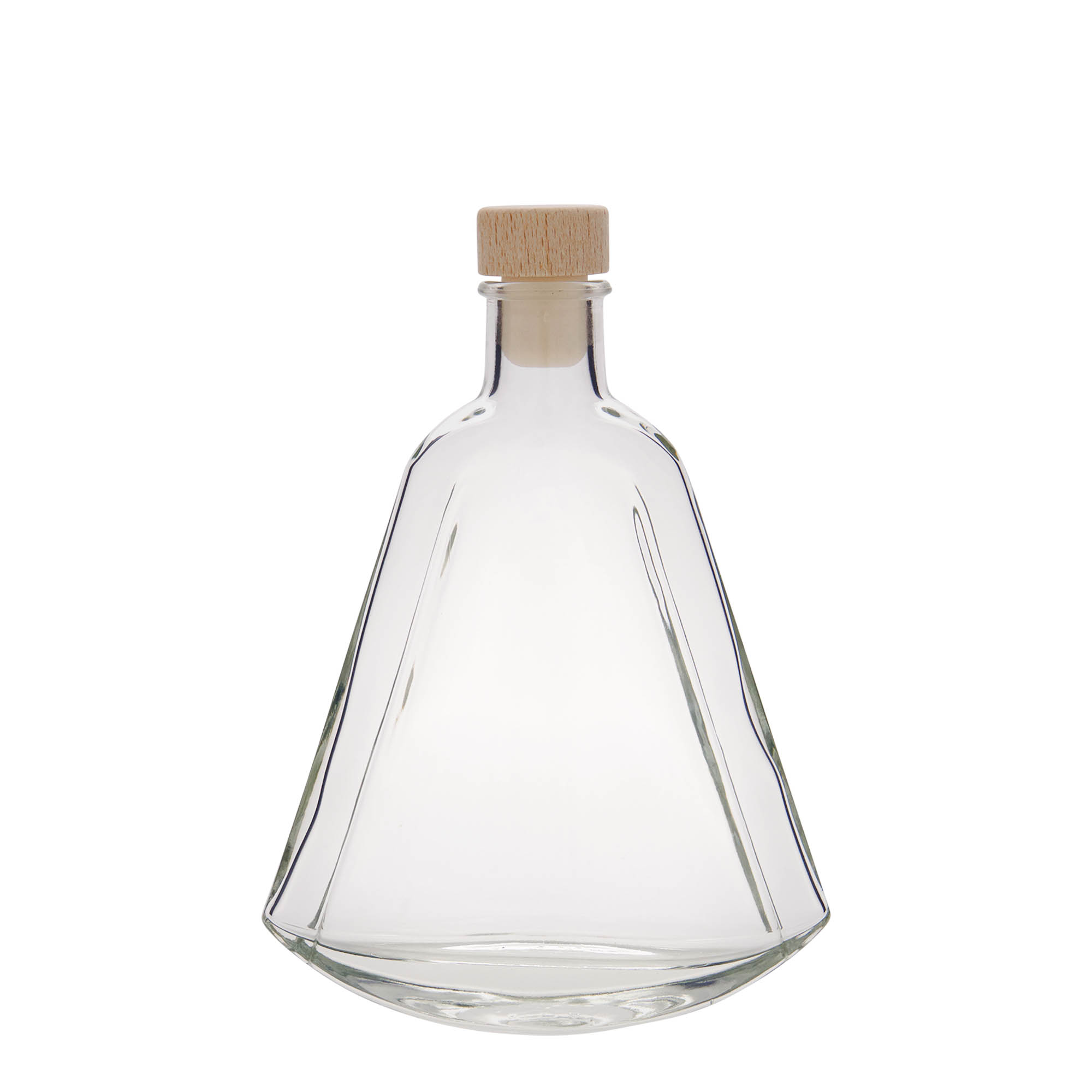Bouteille en verre 200 ml 'Maurizio', ovale, bouchage: bouchon Bouteille en verre 200 ml 'Maurizio', ovale, bouchage: bouchon