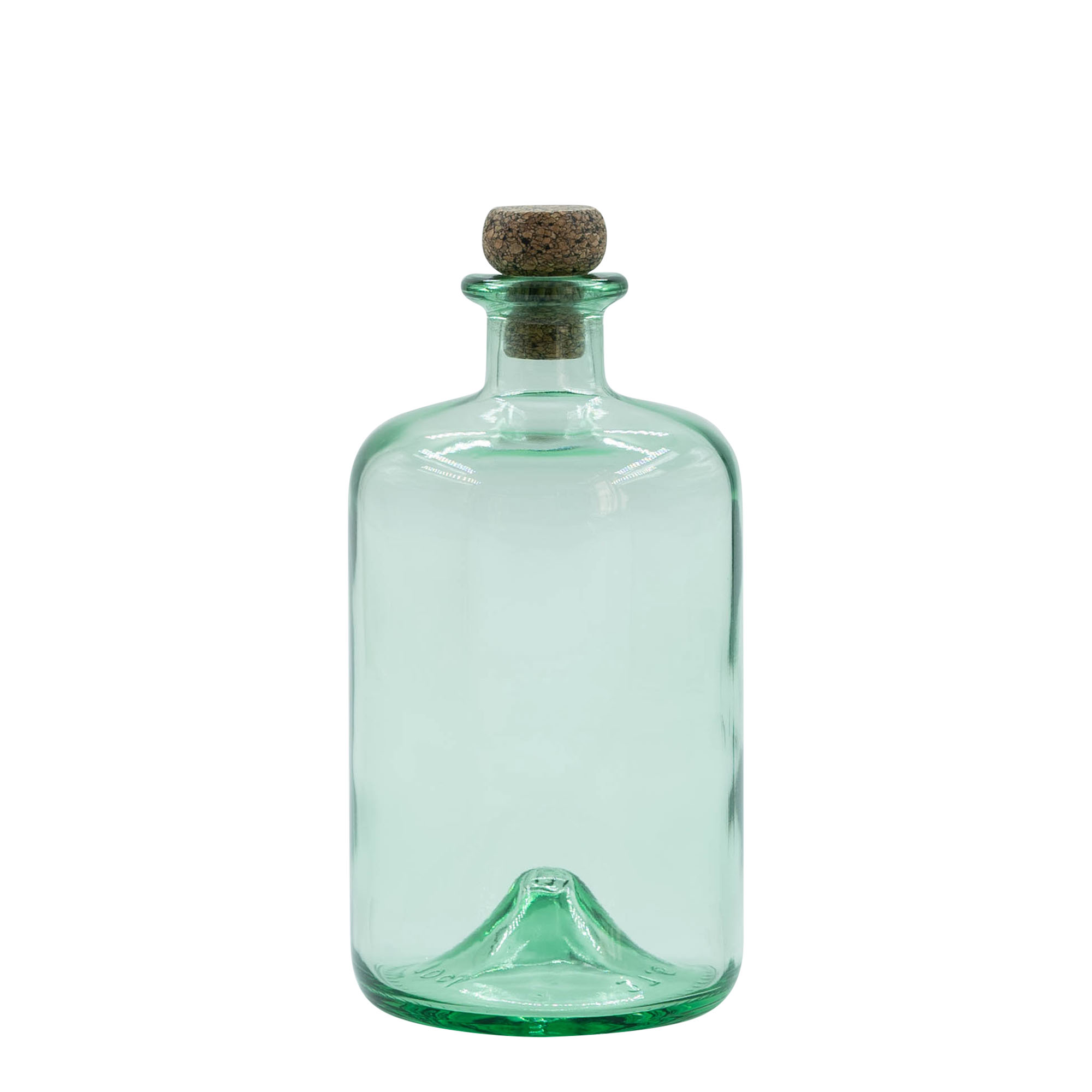 Bouteille en verre 700 ml 'Pharma', ouverture : bouchon en liège