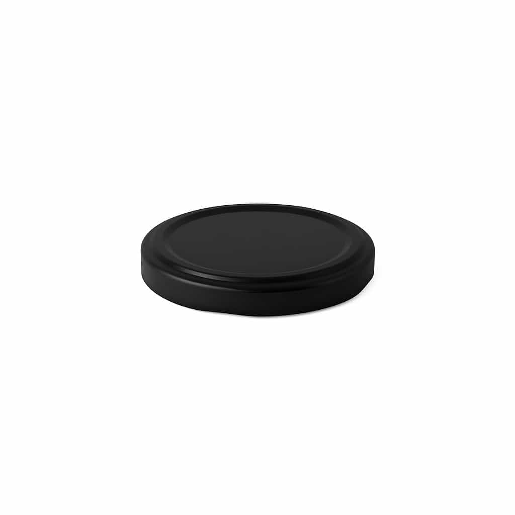 Twist-offdeksel, blik, zwart, voor monding: TO 53 Twist-offdeksel, blik, zwart, voor monding: TO 53