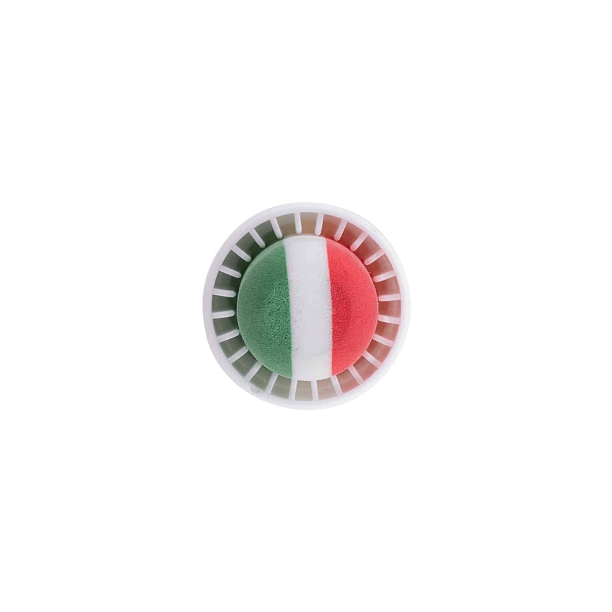 Bouchon à poignée 19 mm 'Italie', plastique, multicolore, pour bouchage: bouchon Bouchon à poignée 19 mm 'Italie', plastique, multicolore, pour bouchage: bouchon