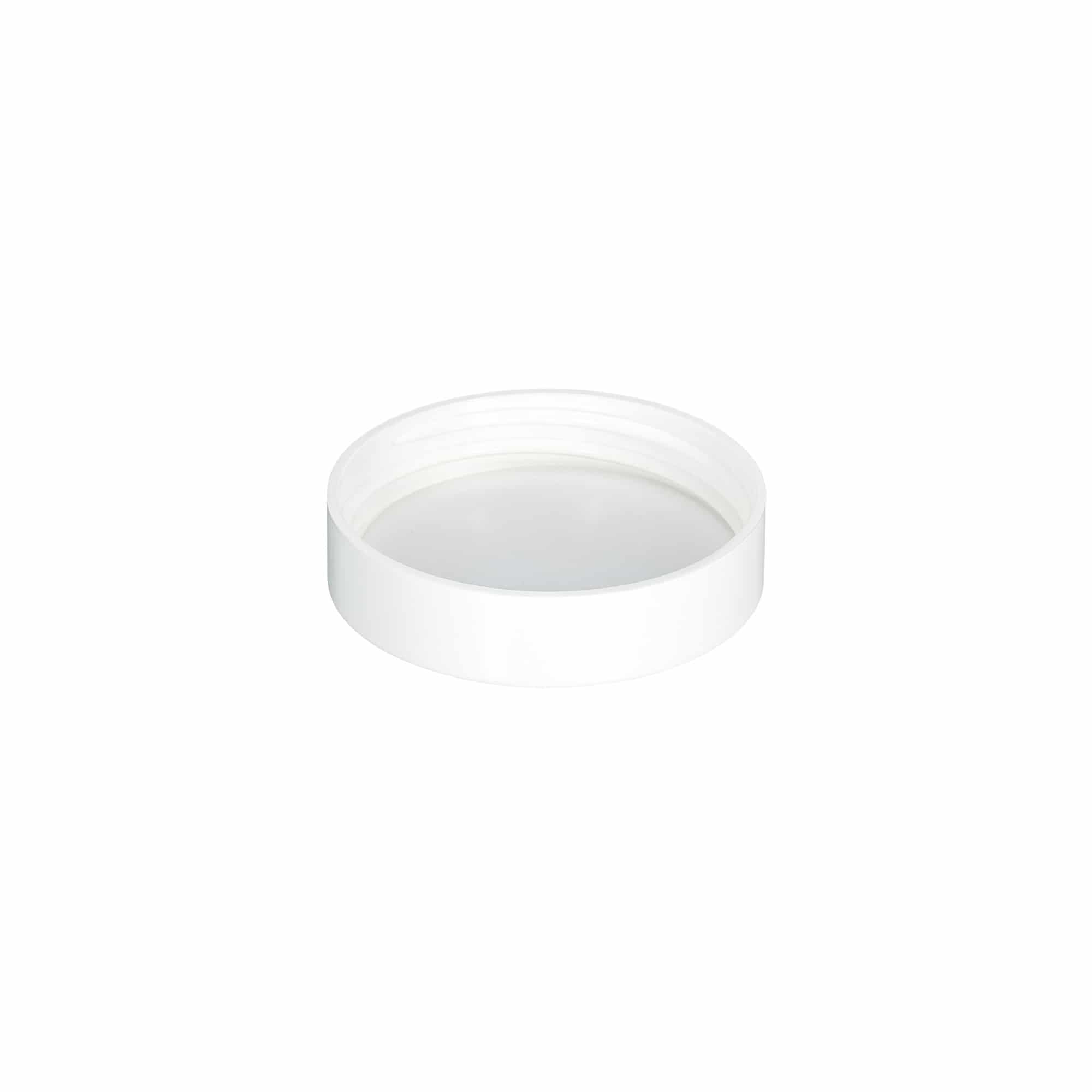 Bouchon à vis pour 60 ml 'Brown Line', plastique HPM, blanc