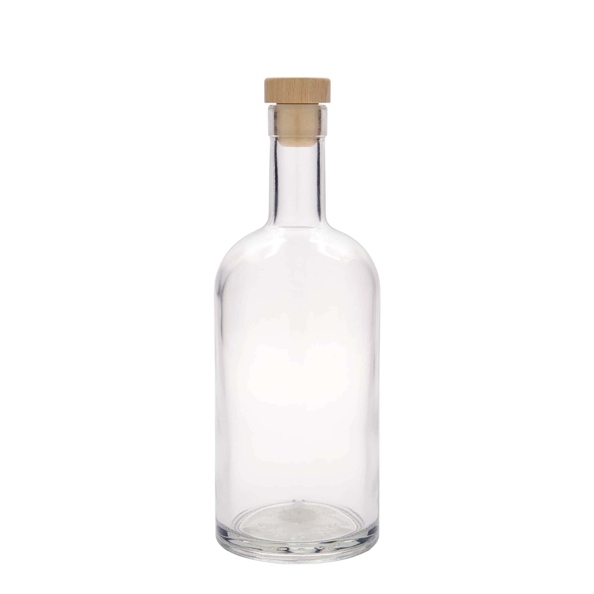 Glazen fles 'Franco', 700 ml, monding: kurk