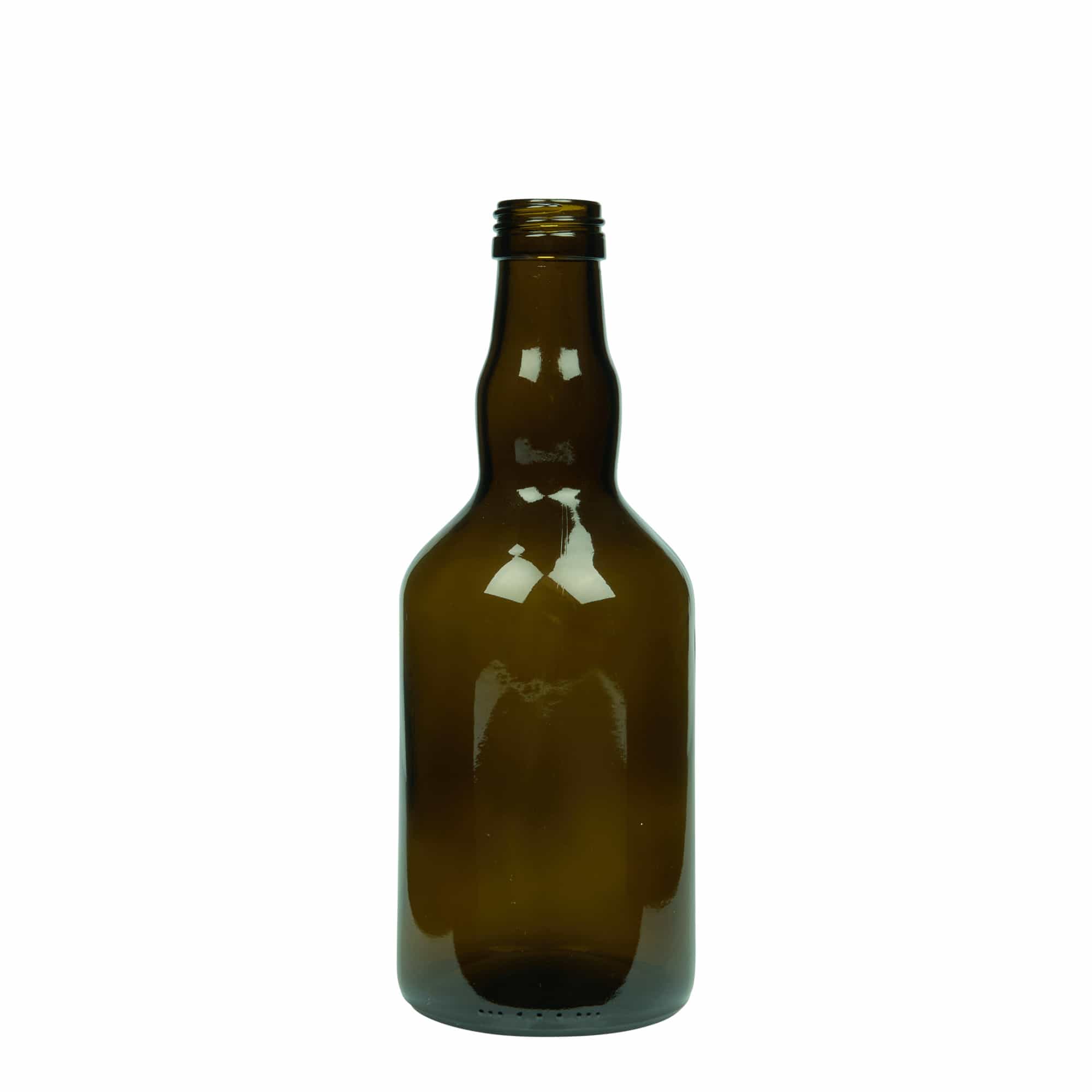 Bouteille en verre 500 ml 'Olona', vert antique, bouchage: PP 31,5