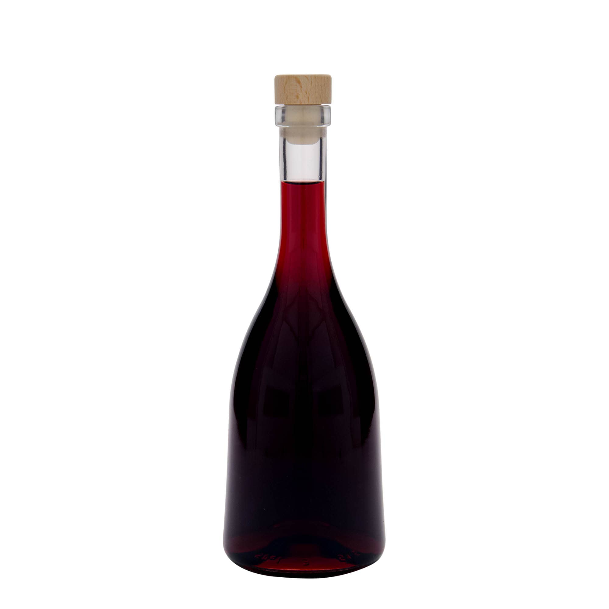 Glazen fles 'Rustica speciale', 500 ml, monding: kurk