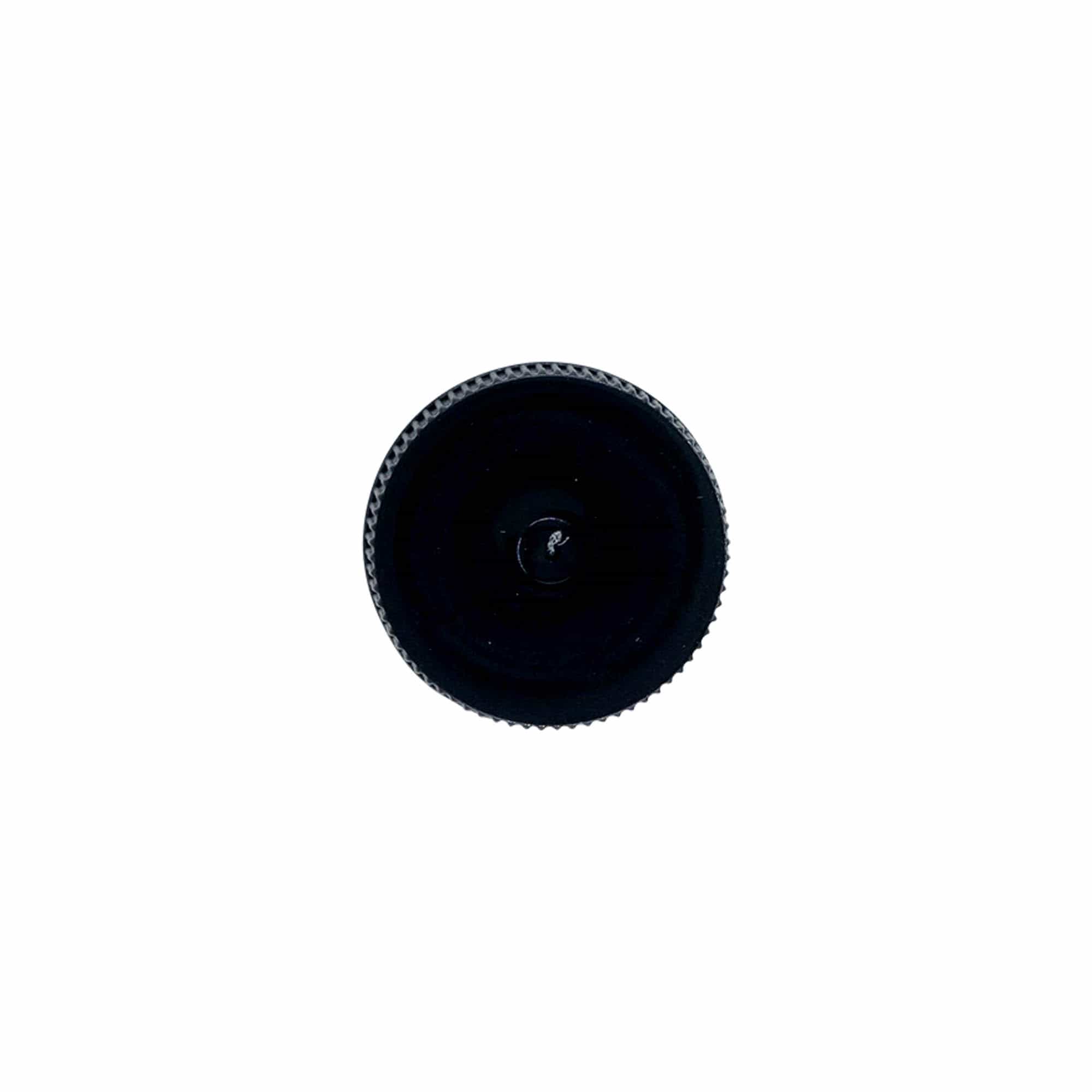 Schroefsluiting met EPE-inleg, PE-kunststof, zwart, voor monding: DIN 25 Schroefsluiting met EPE-inleg, PE-kunststof, zwart, voor monding: DIN 25