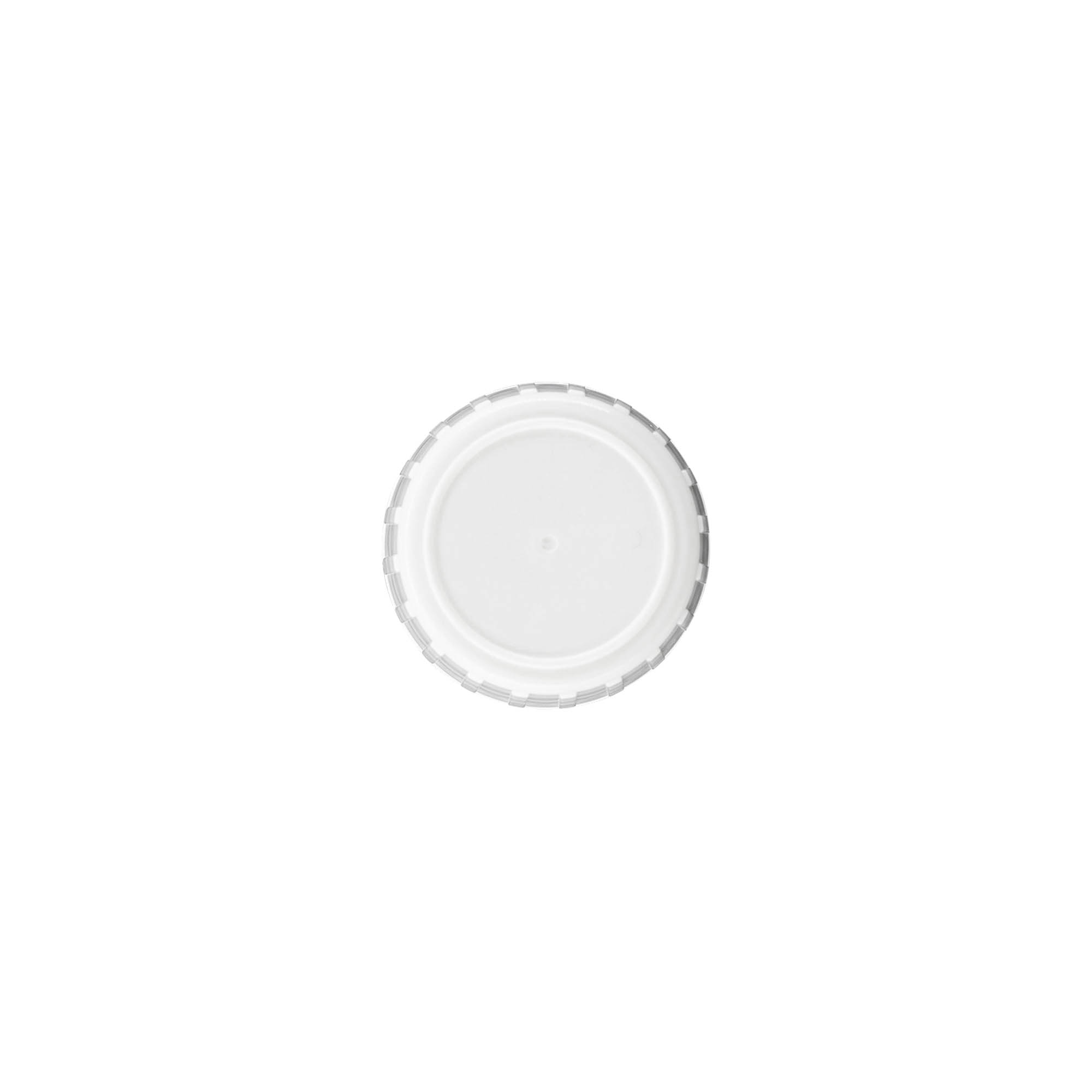 Bouchon à vis, plastique PP, blanc, pour ouverture : PP 28