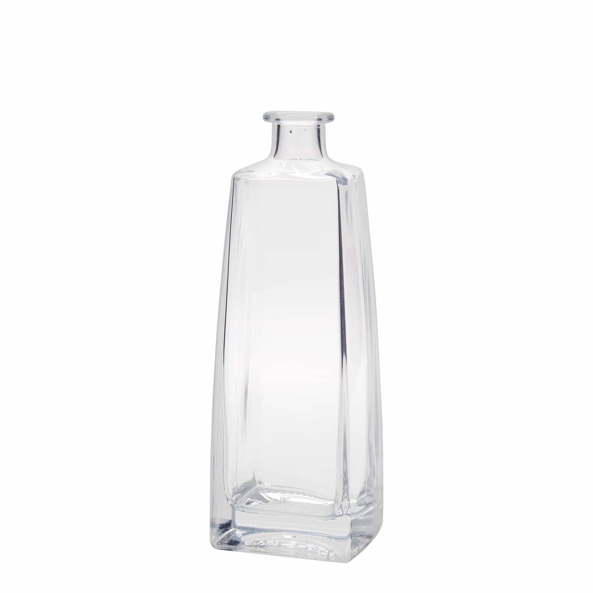 Bouteille en verre 500 ml 'Timmy', rectangulaire, bouchage: bouchon Bouteille en verre 500 ml 'Timmy', rectangulaire, bouchage: bouchon