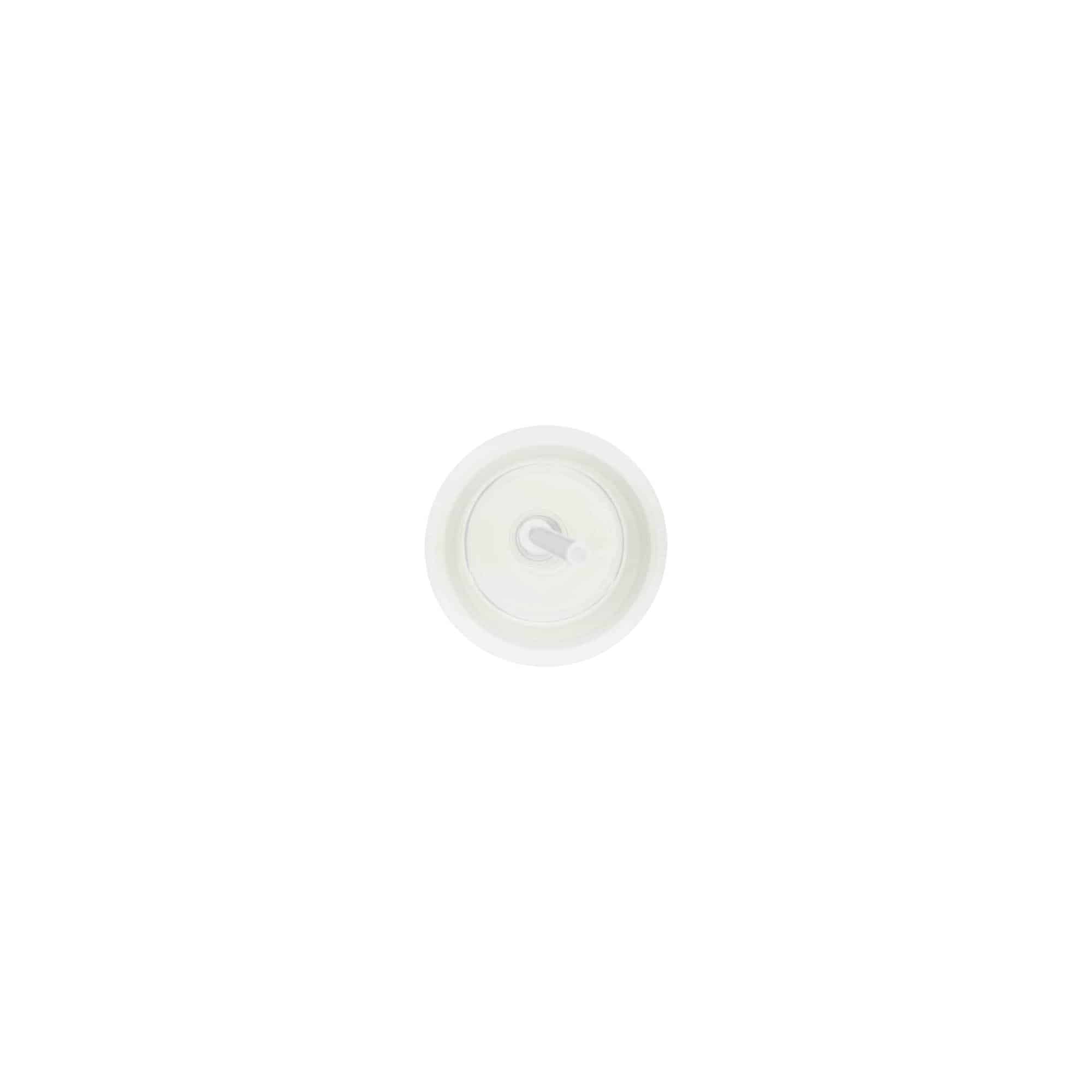 Flacon doseur 100 ml « Foamer », plastique PP, blanc, pour bouchage: Bougage à vis