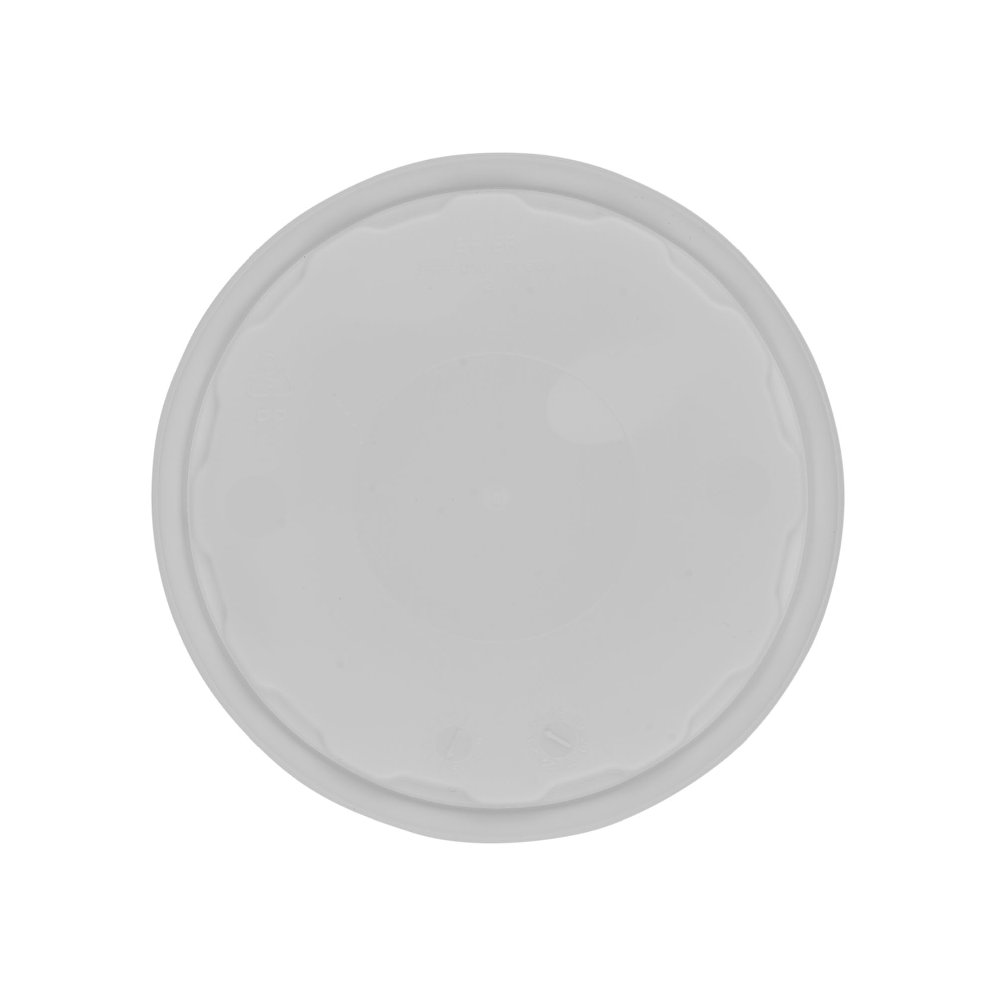 Couvercle pour seau 1 l, plastique PP, blanc