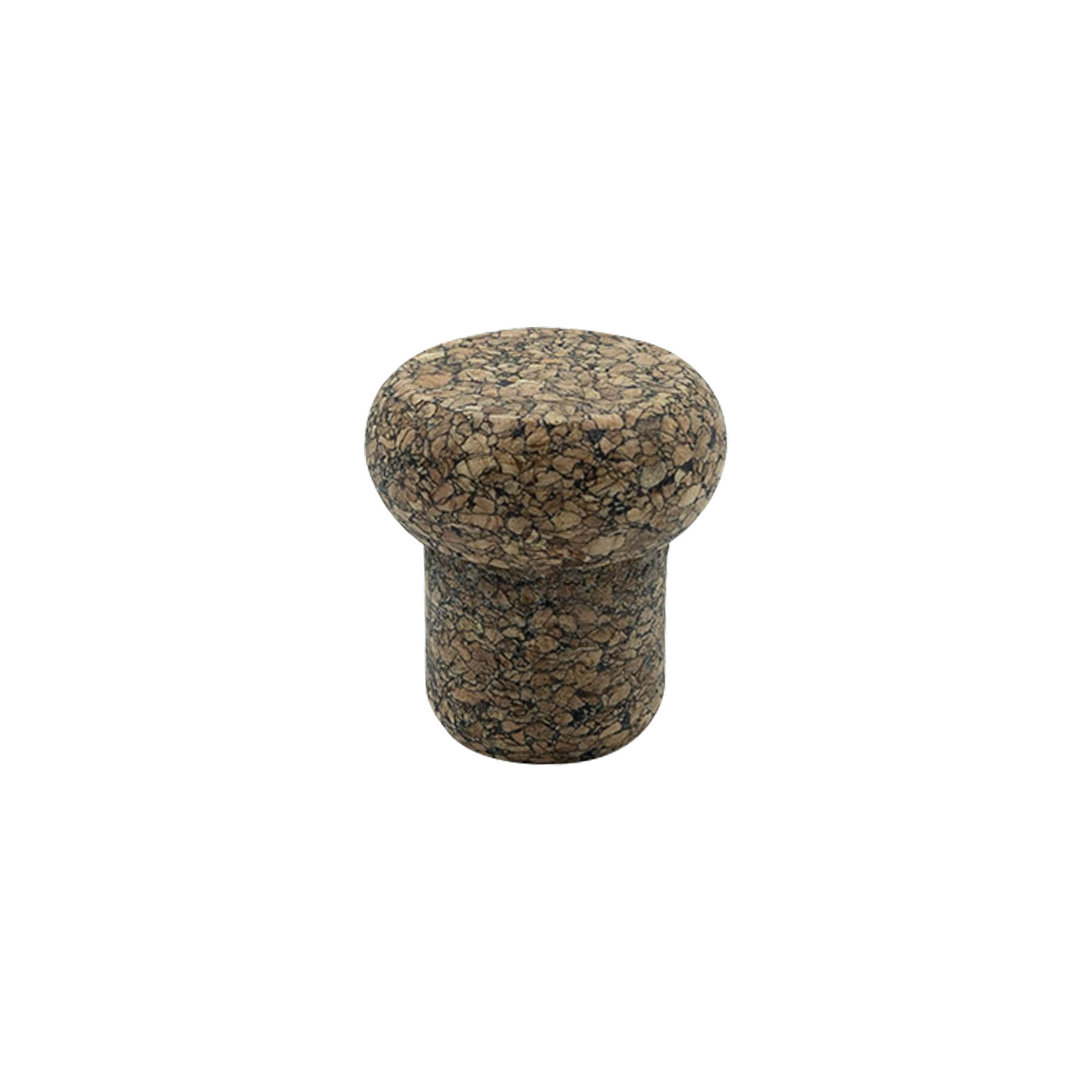 Dopkurk 'Barrel', 22,5 mm, Corkcoal, voor monding: kurk Dopkurk 'Barrel', 22,5 mm, Corkcoal, voor monding: kurk