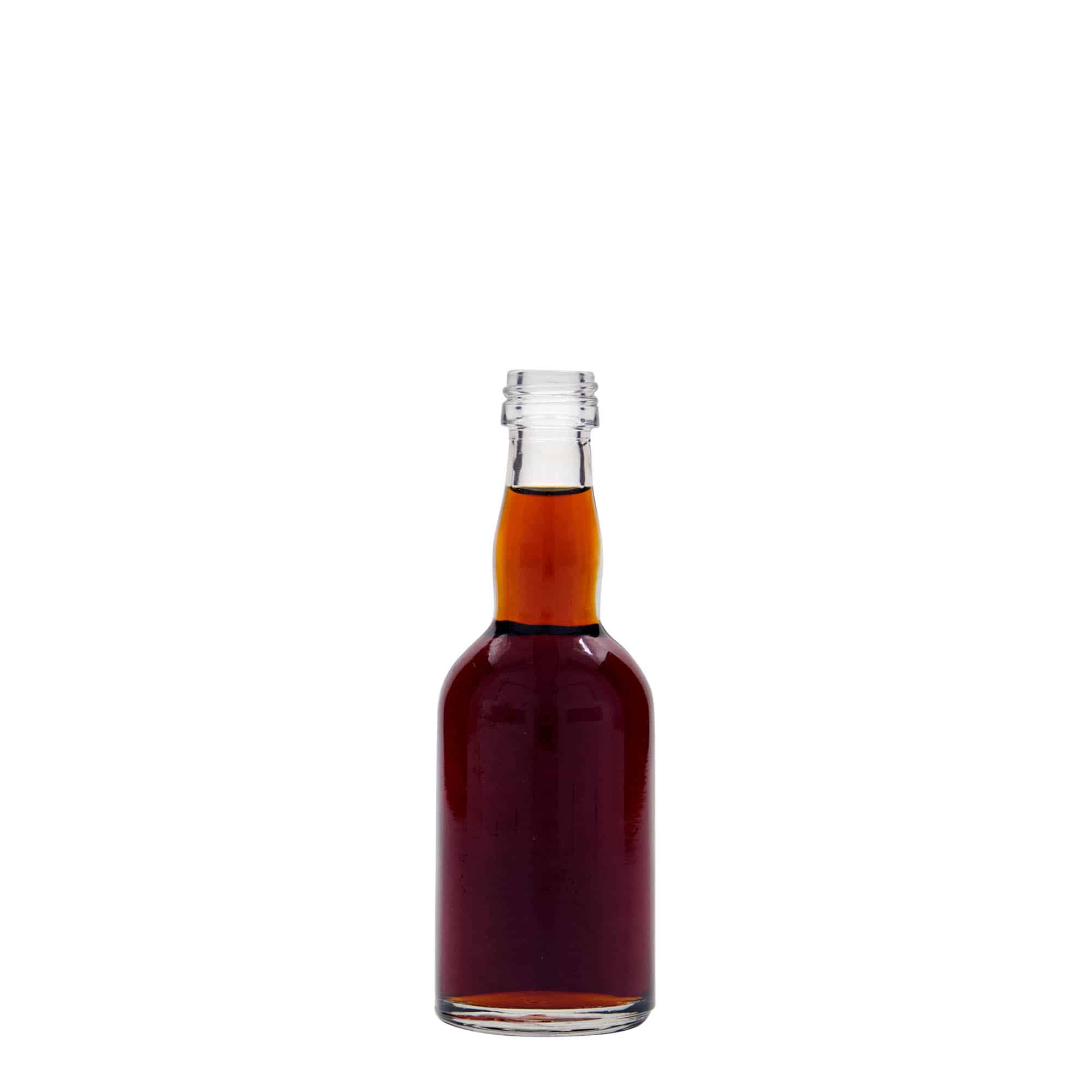 Bouteille en verre 50 ml 'Proba', bouchage: PP 18