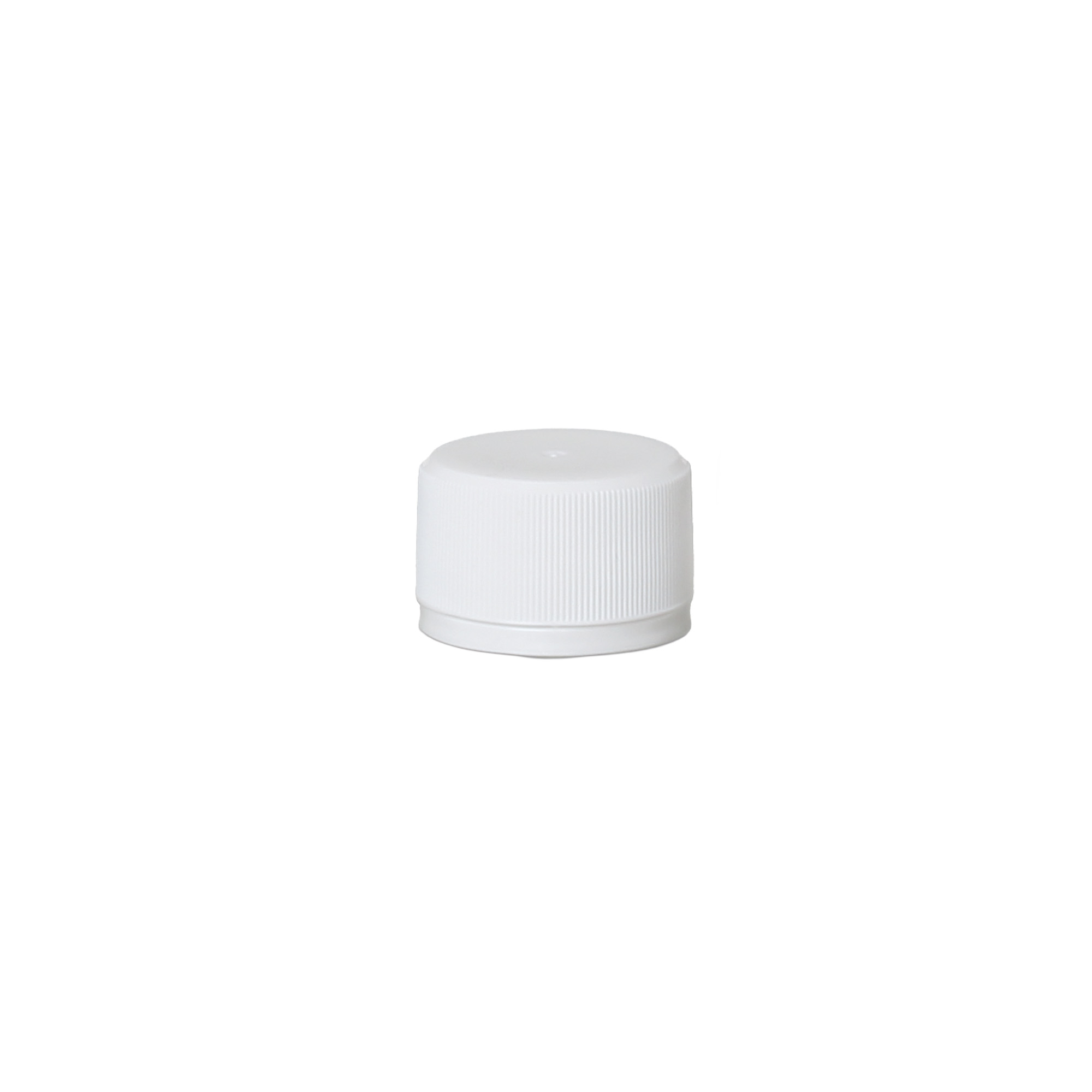 Bouchon à vis Variante A, plastique PP blanc, pour goulot : PP 28 Bouchon à vis Variante A, plastique PP blanc, pour goulot : PP 28