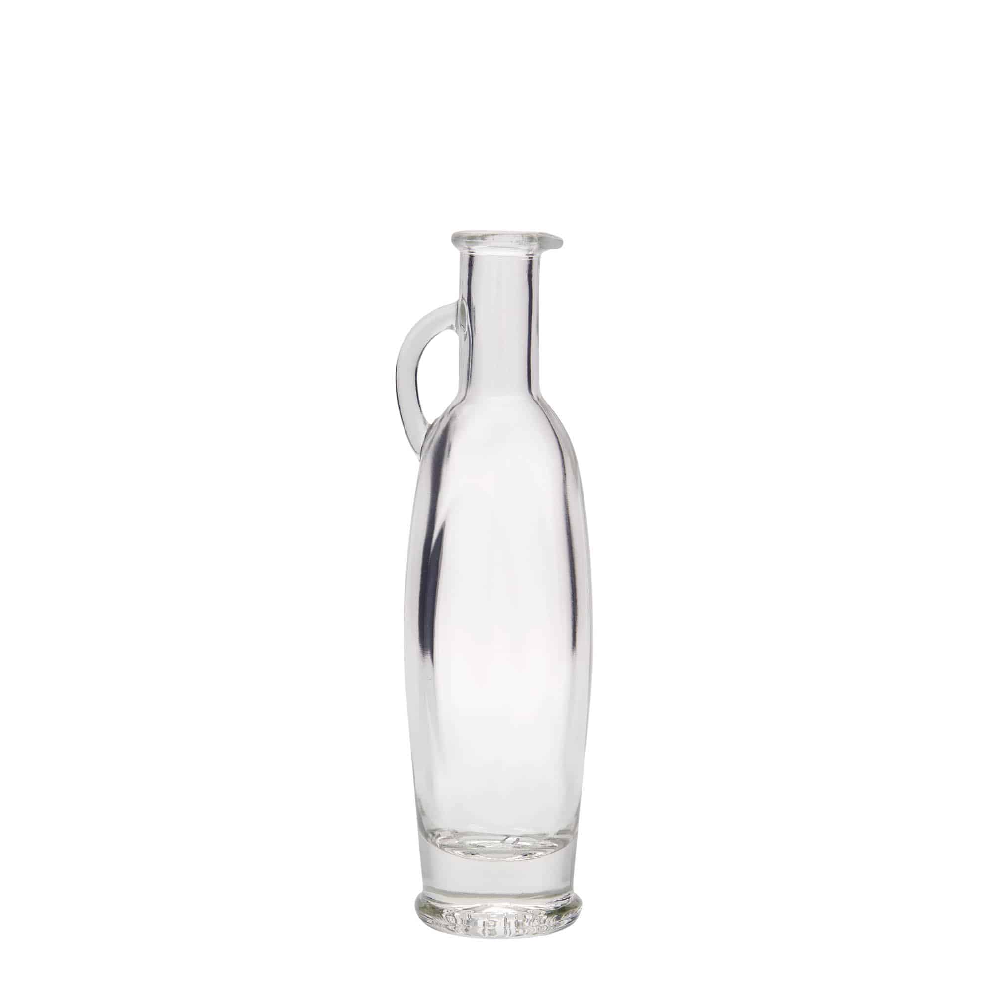 Glazen fles 'Eleganta', 100 ml, ovaal, monding: kurk Glazen fles 'Eleganta', 100 ml, ovaal, monding: kurk