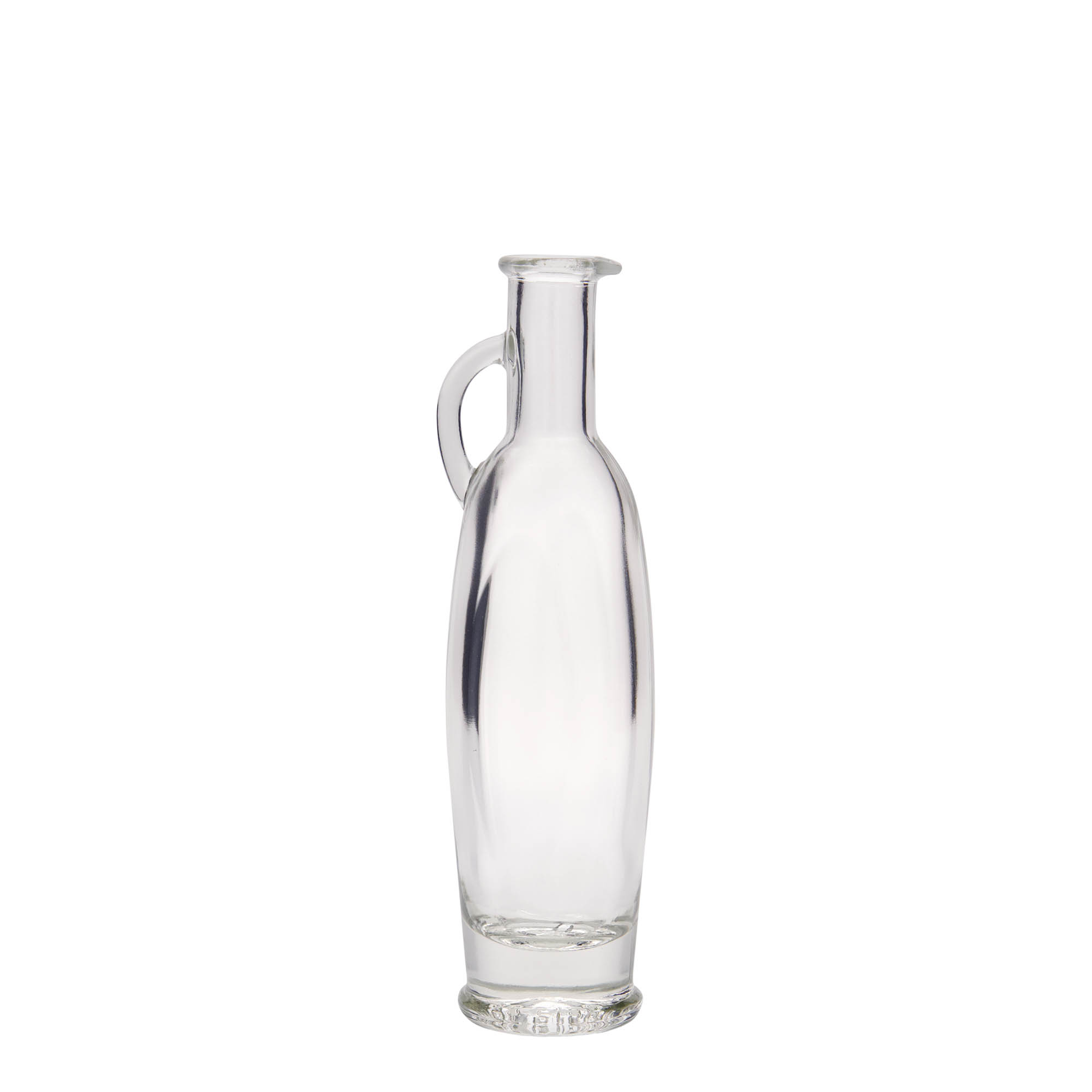 Glazen fles 'Eleganta', 100 ml, ovaal, monding: kurk Glazen fles 'Eleganta', 100 ml, ovaal, monding: kurk