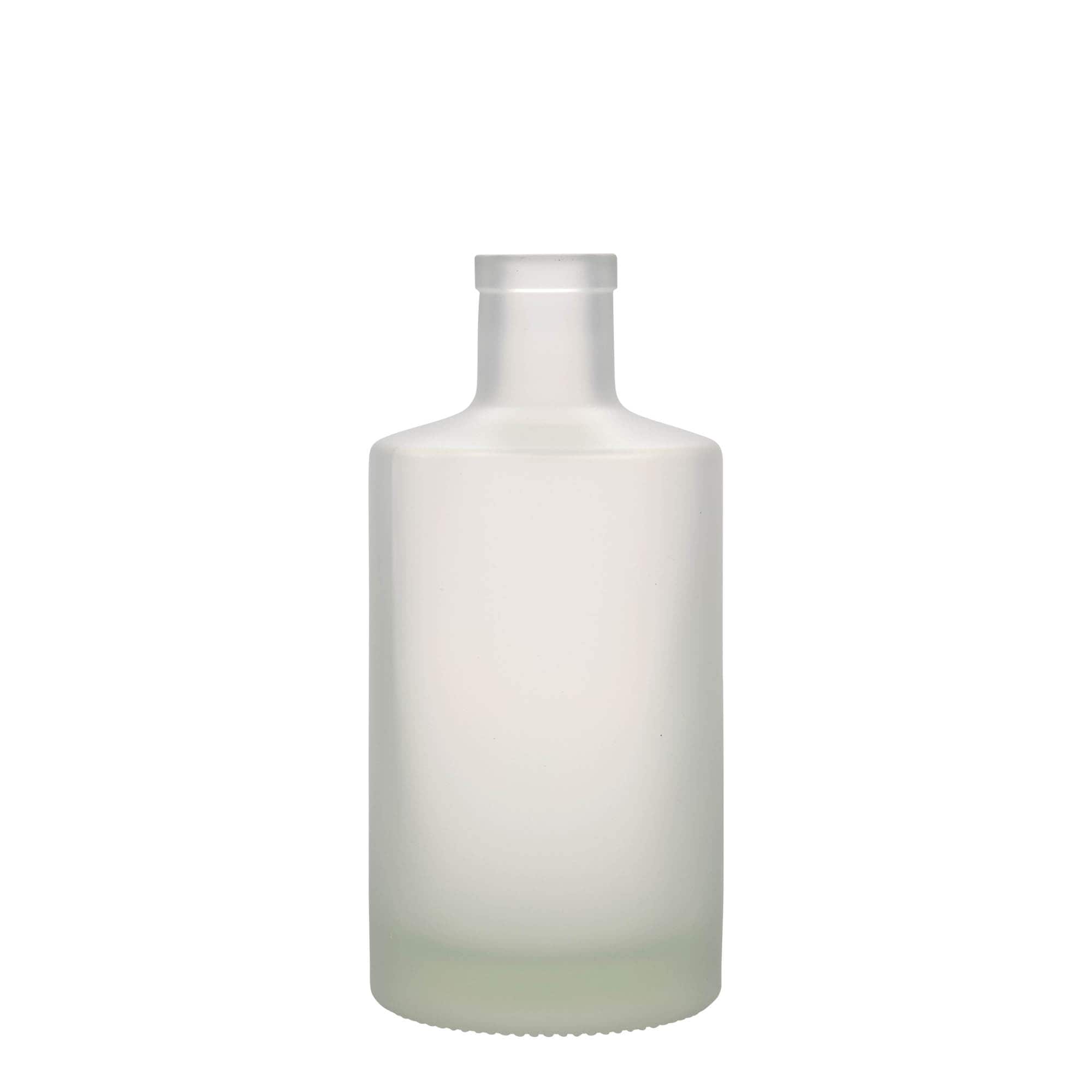 Bouteille en verre 500 ml 'Caroline', glacée, bouchage: bouchon
