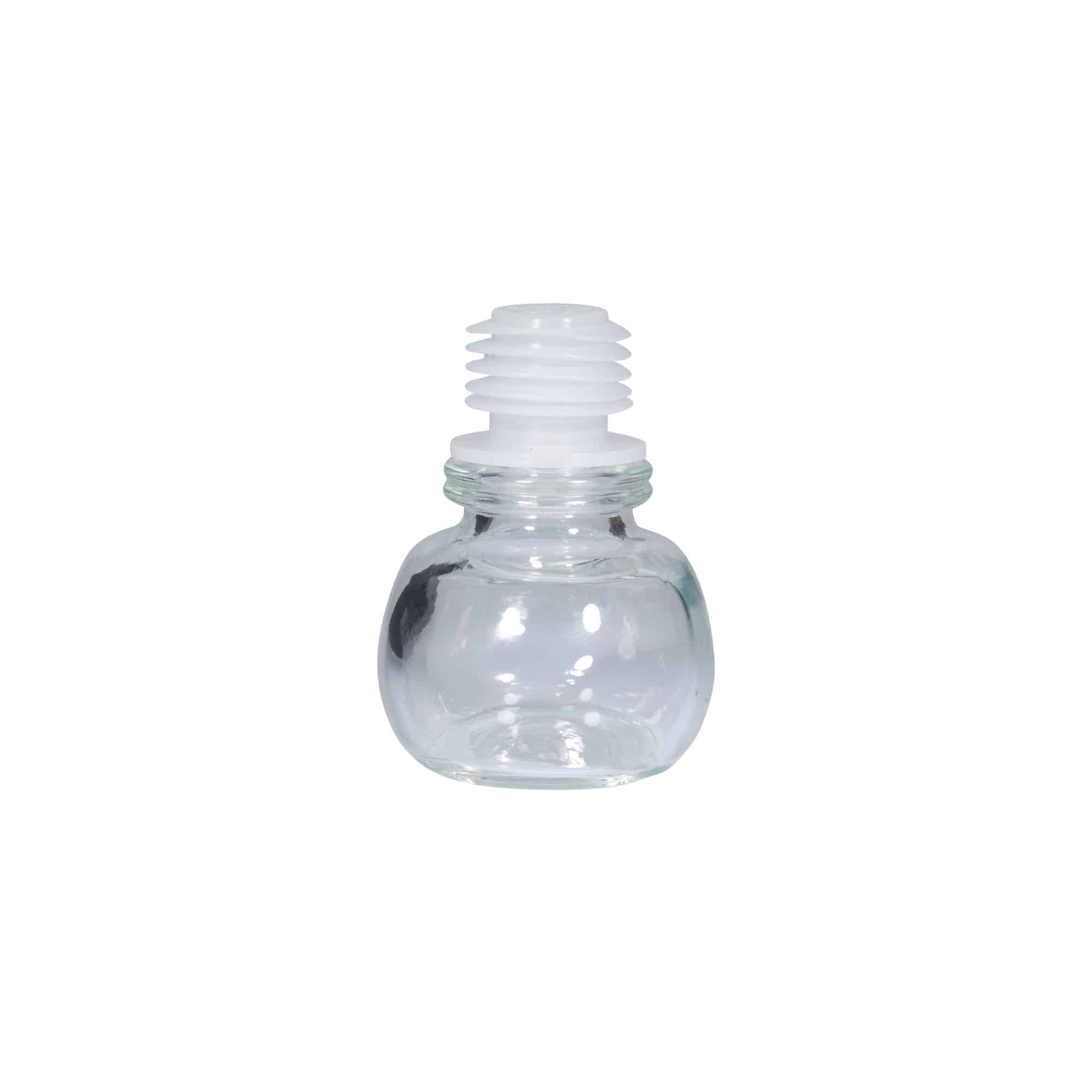 Dopkurk, 19 mm, glas, voor monding: kurk