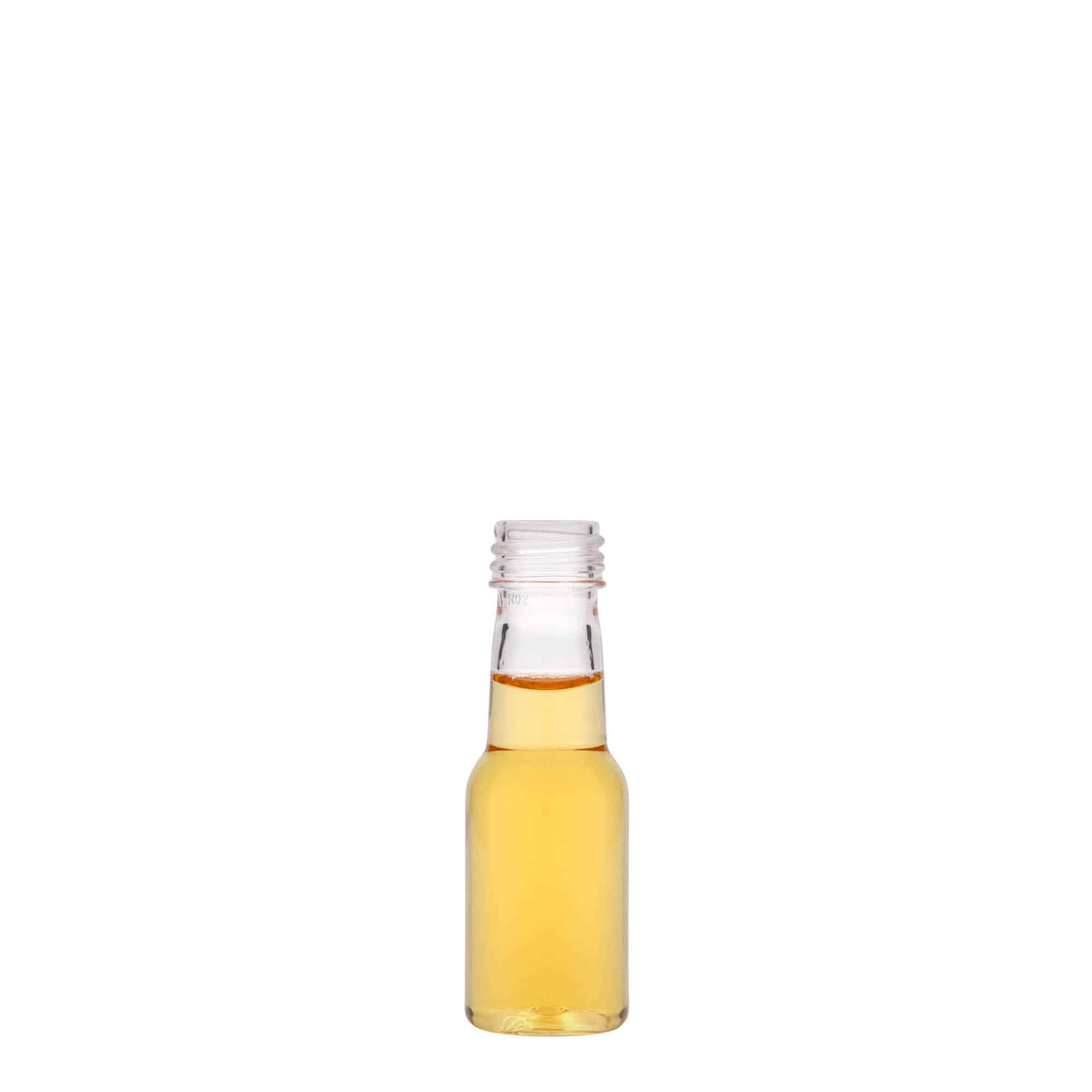 Bouteille en PET 20 ml 'Theo', plastique, bouchage: PP 18