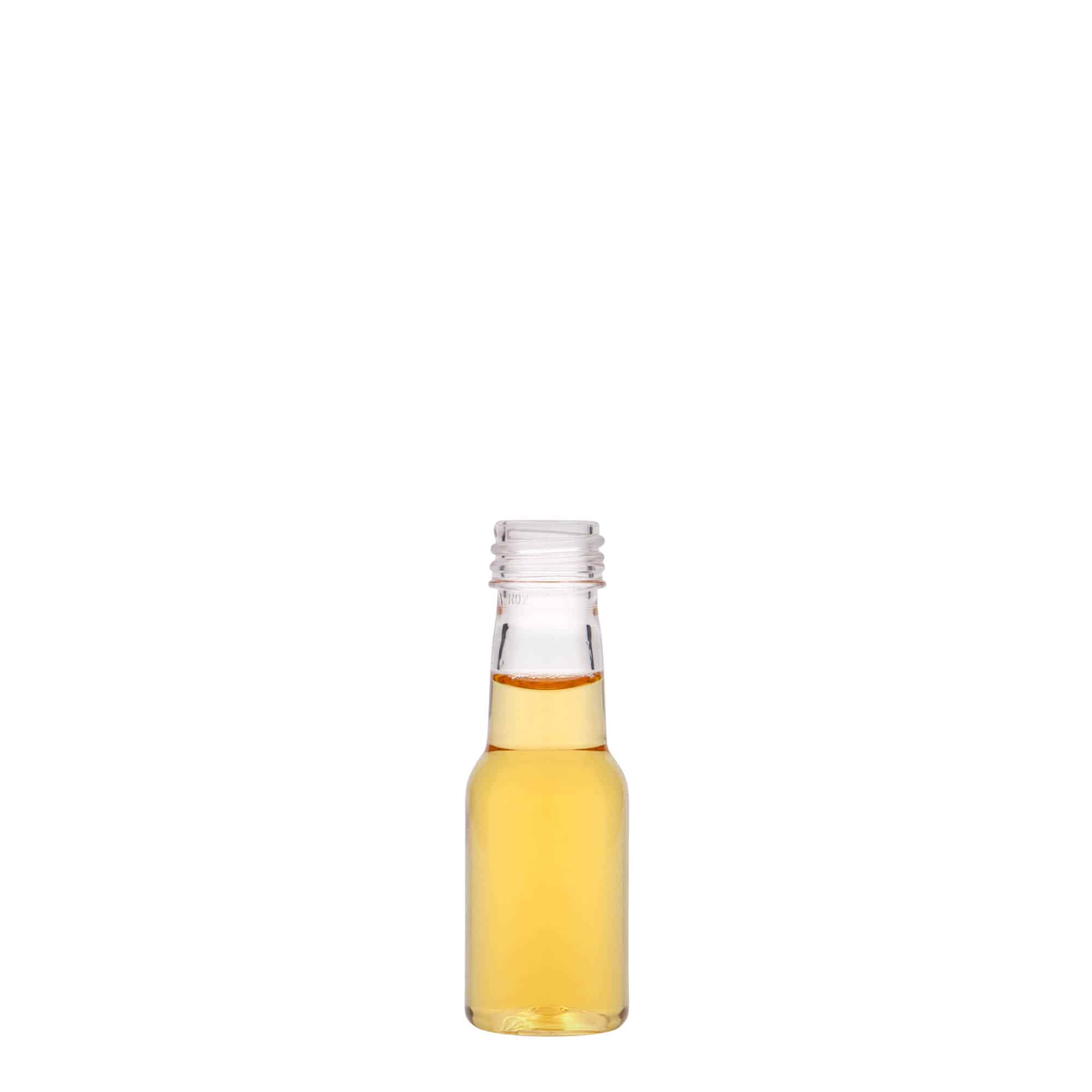 Bouteille en PET 20 ml 'Theo', plastique, bouchage: PP 18