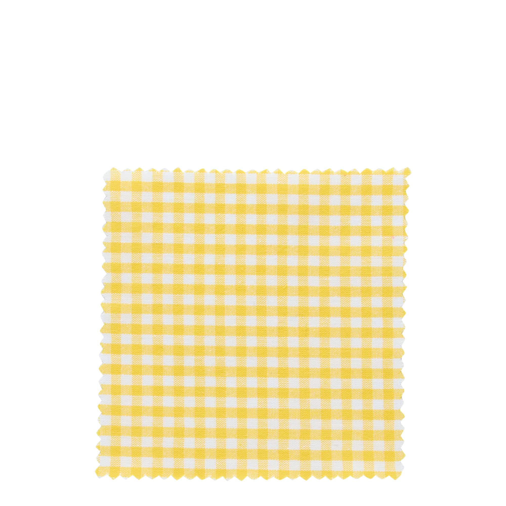 Stoffen lapje voor potten, geruit, 12x12, vierkant, textiel, geel, monding: TO38-TO53