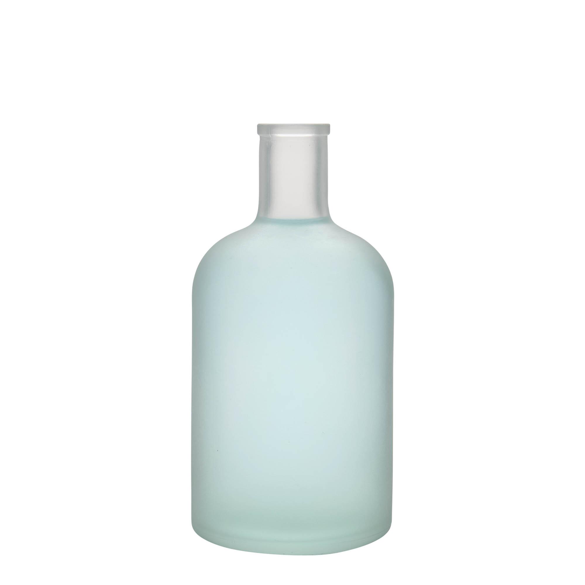 Glazen fles 'Gerardino', 700 ml, gematteerd, monding: kurk