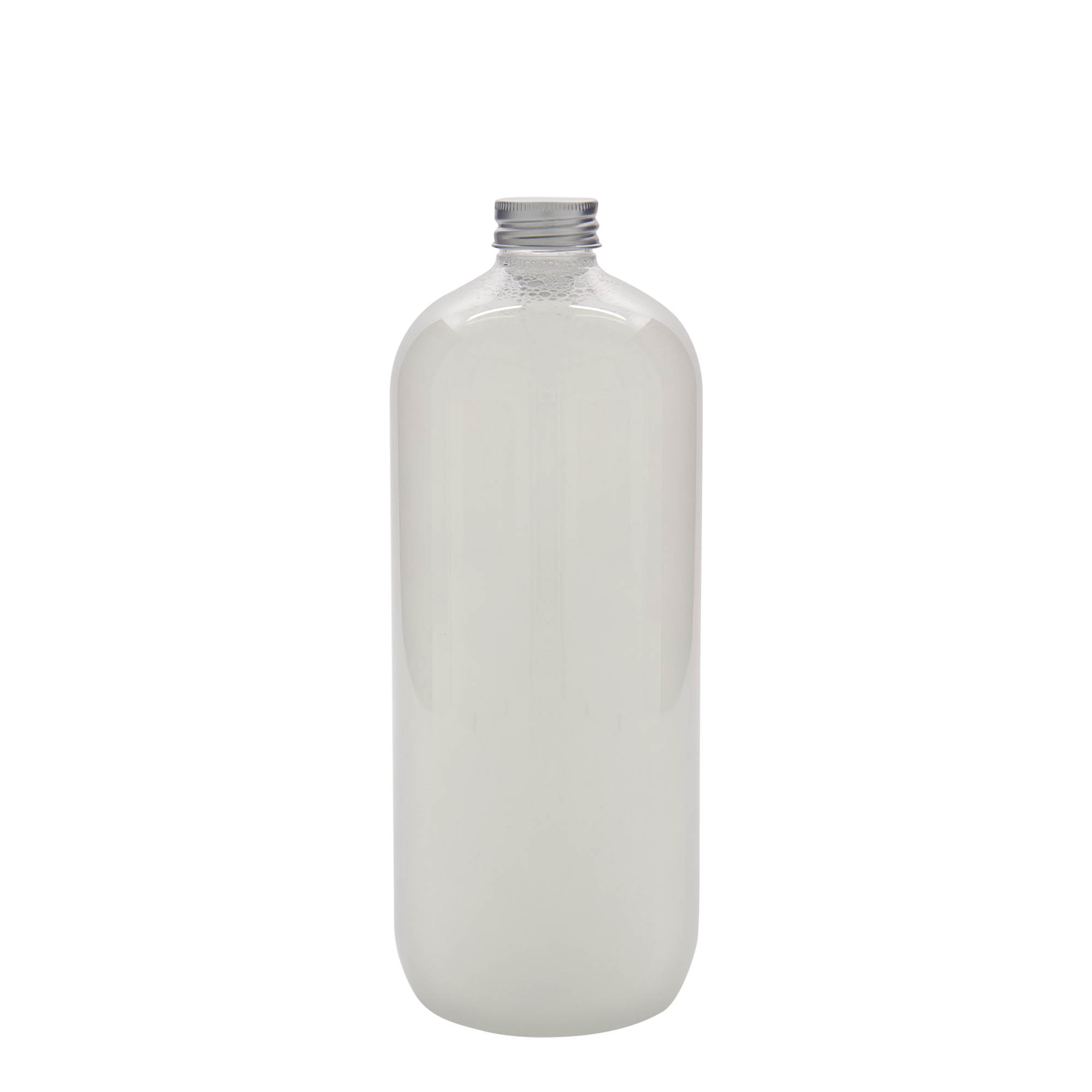 Bouteille en PET 1 000 ml 'Boston', plastique, bouchage: 28/410 Bouteille en PET 1 000 ml 'Boston', plastique, bouchage: 28/410