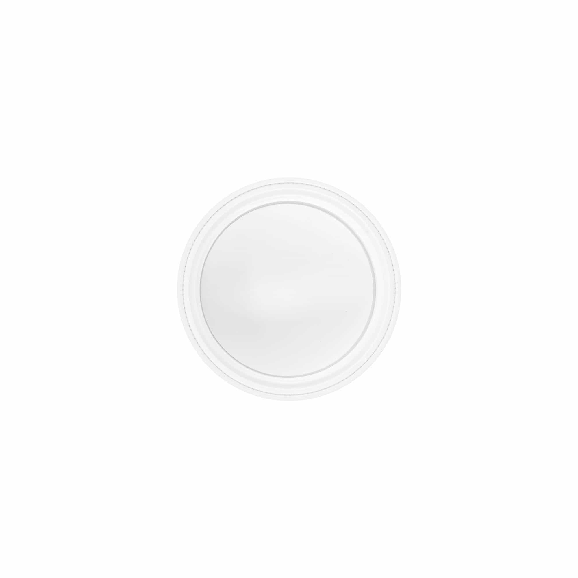 Schroefsluiting 30 ml, SAN-kunststof, wit Schroefsluiting 30 ml, SAN-kunststof, wit