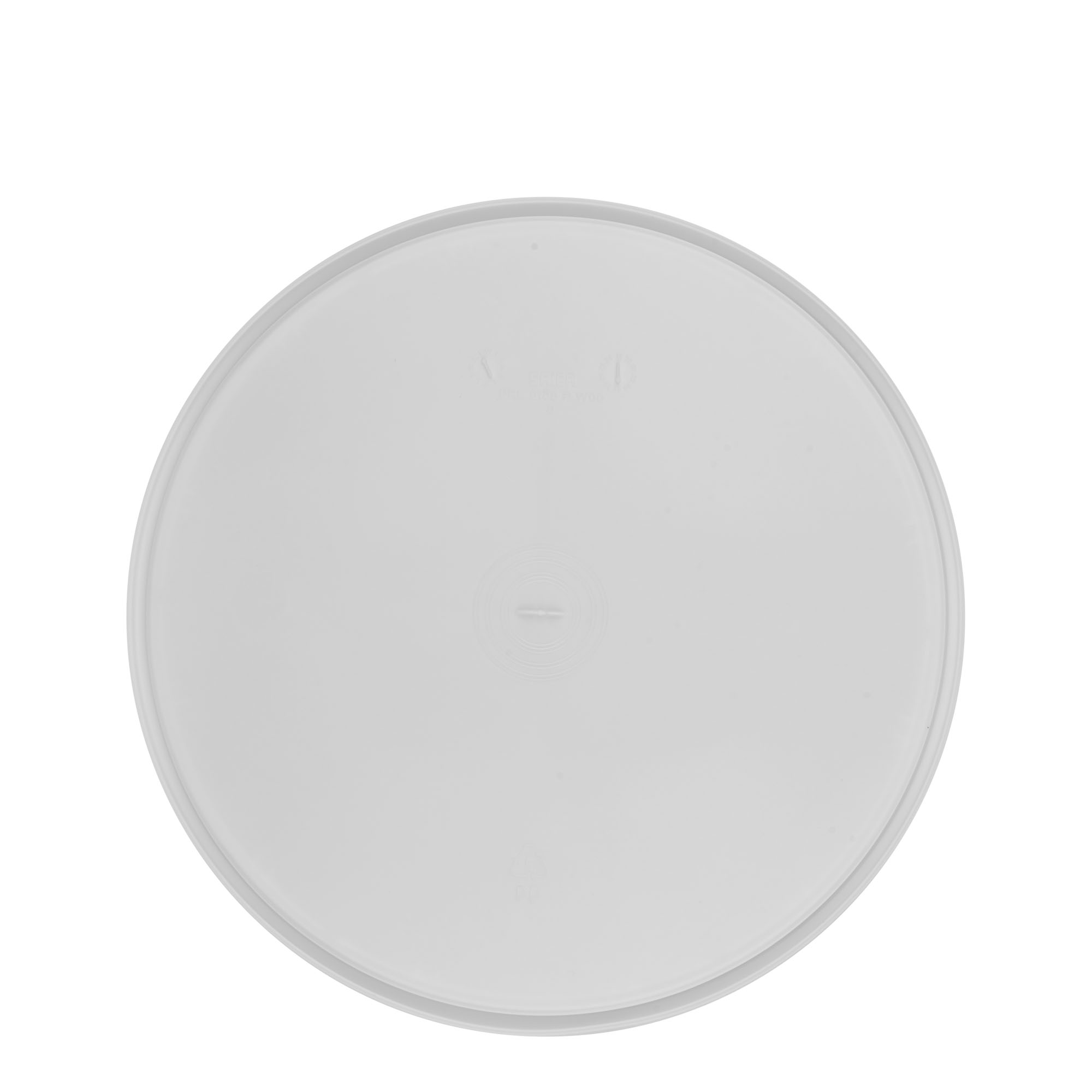 Deksel voor emmer 20 l, PP-kunststof, wit