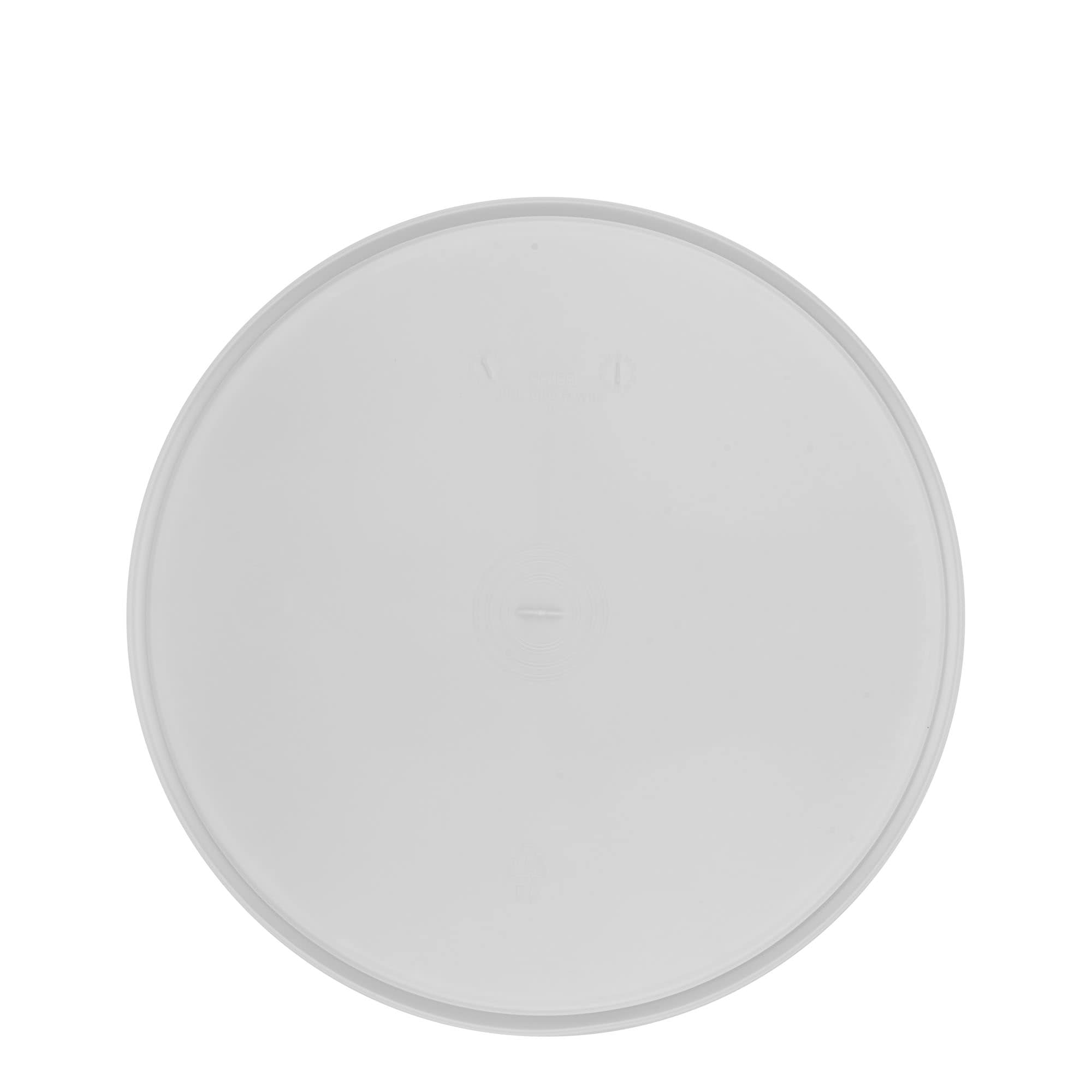 Couvercle pour seau 20 l, plastique PP, blanc