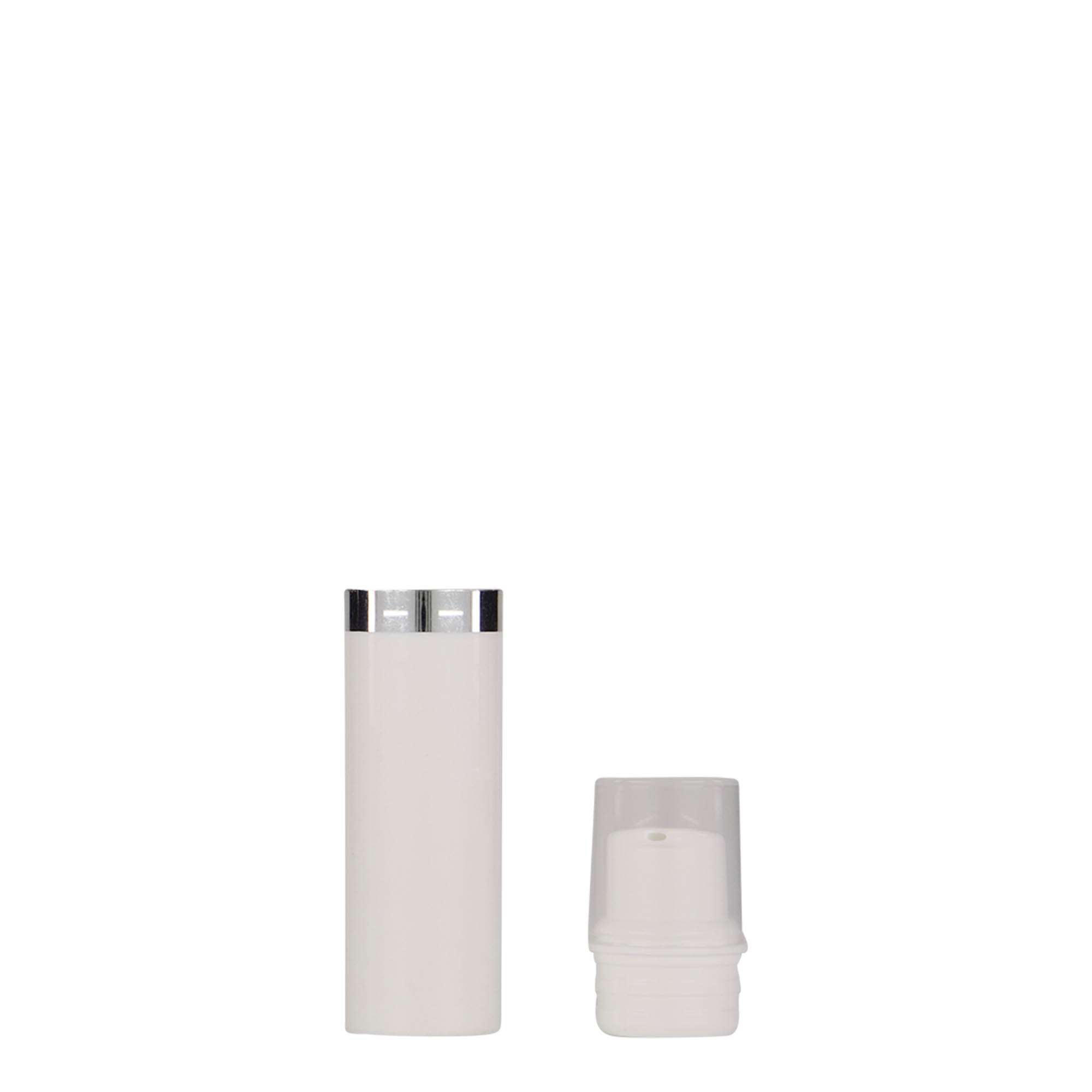 Flacon airless 10 ml 'Nano', plastique PP, blanc Flacon airless 10 ml 'Nano', plastique PP, blanc