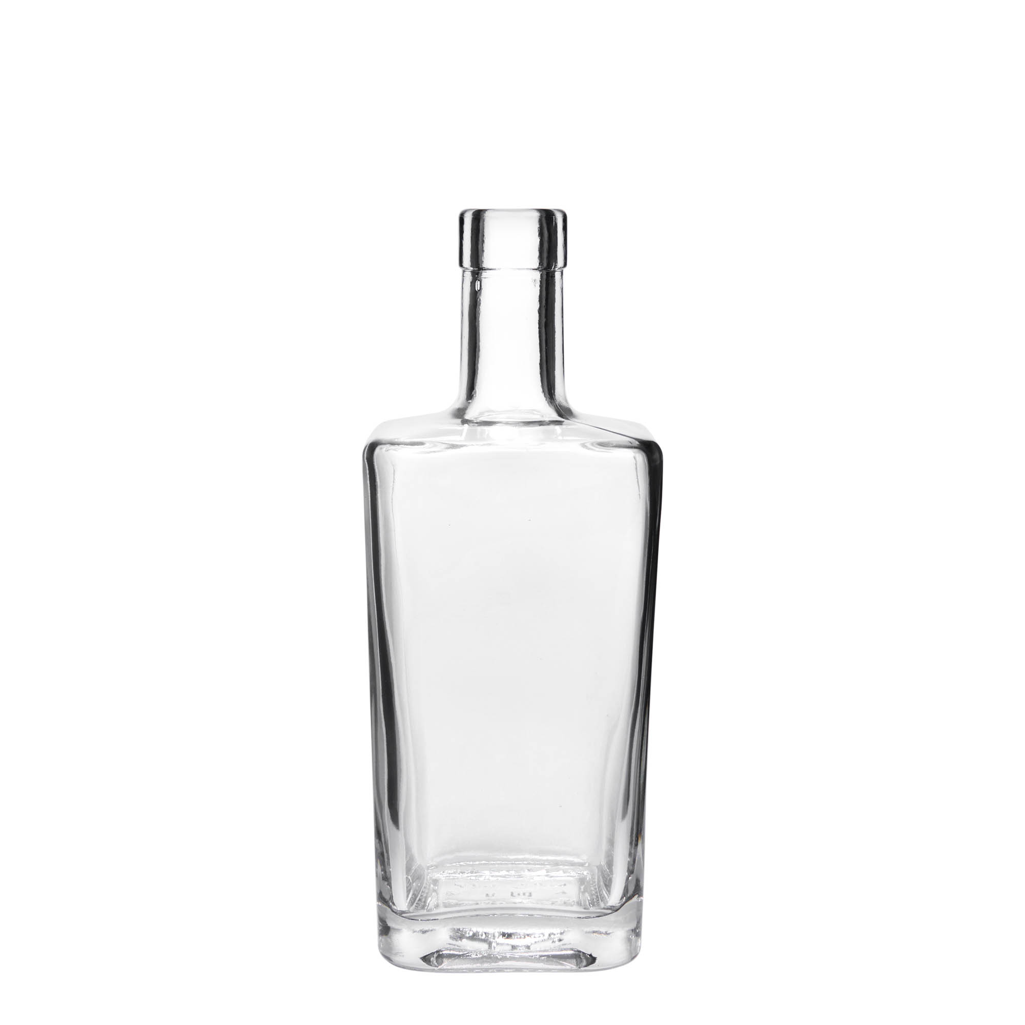 Bouteille en verre 500 ml 'Noël', carrée, bouchage: bouchon Bouteille en verre 500 ml 'Noël', carrée, bouchage: bouchon