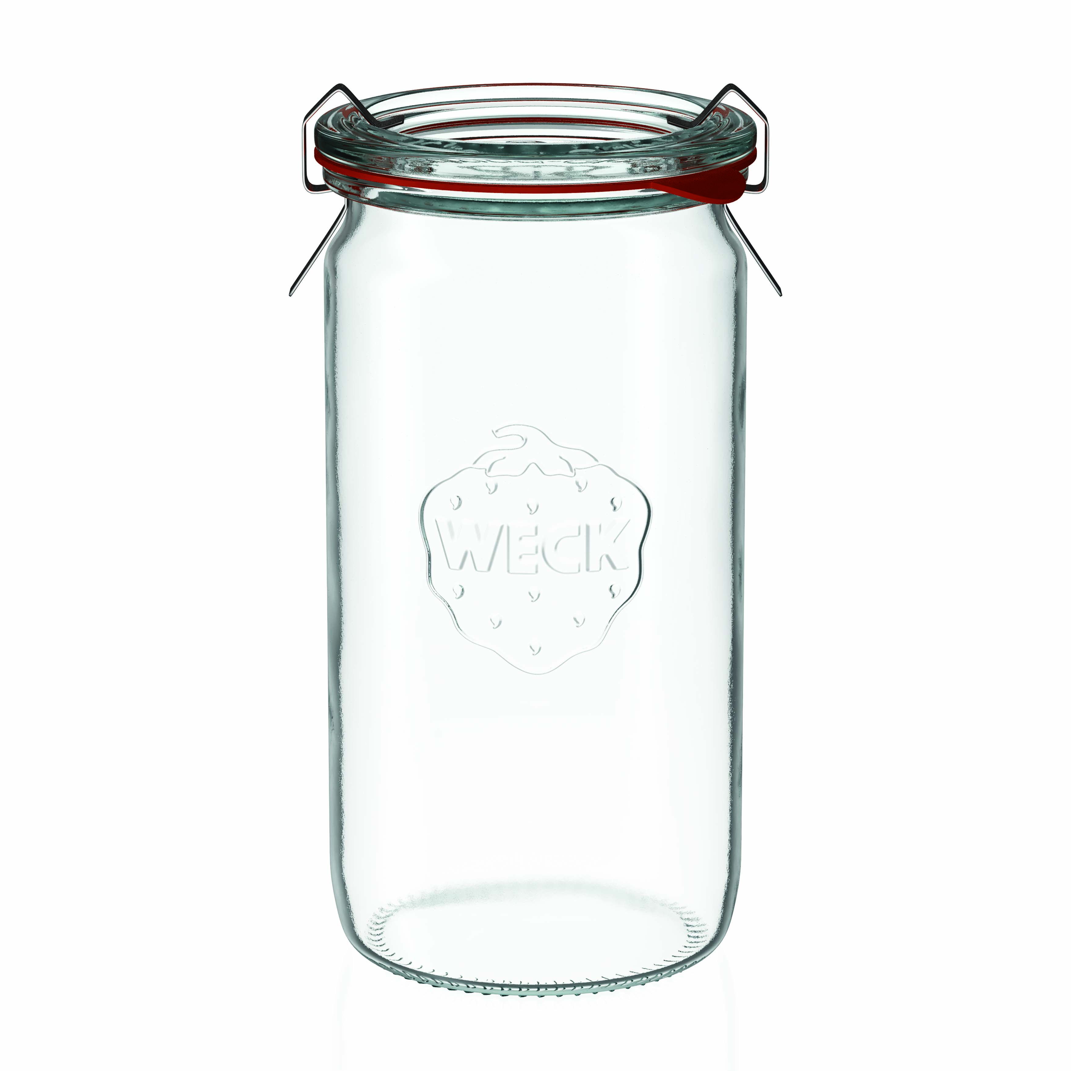 Bocal WECK cylindrique 340 ml, bouchage: bords arrondis