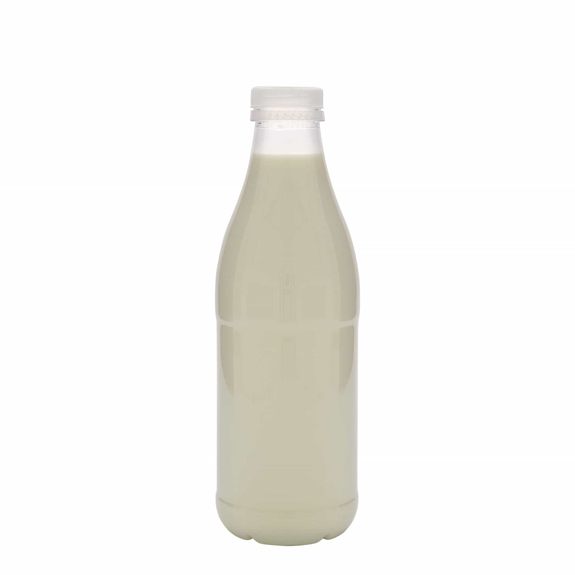 Petfles 'Milk and Juice', 1000 ml, kunststof, monding: 38 mm