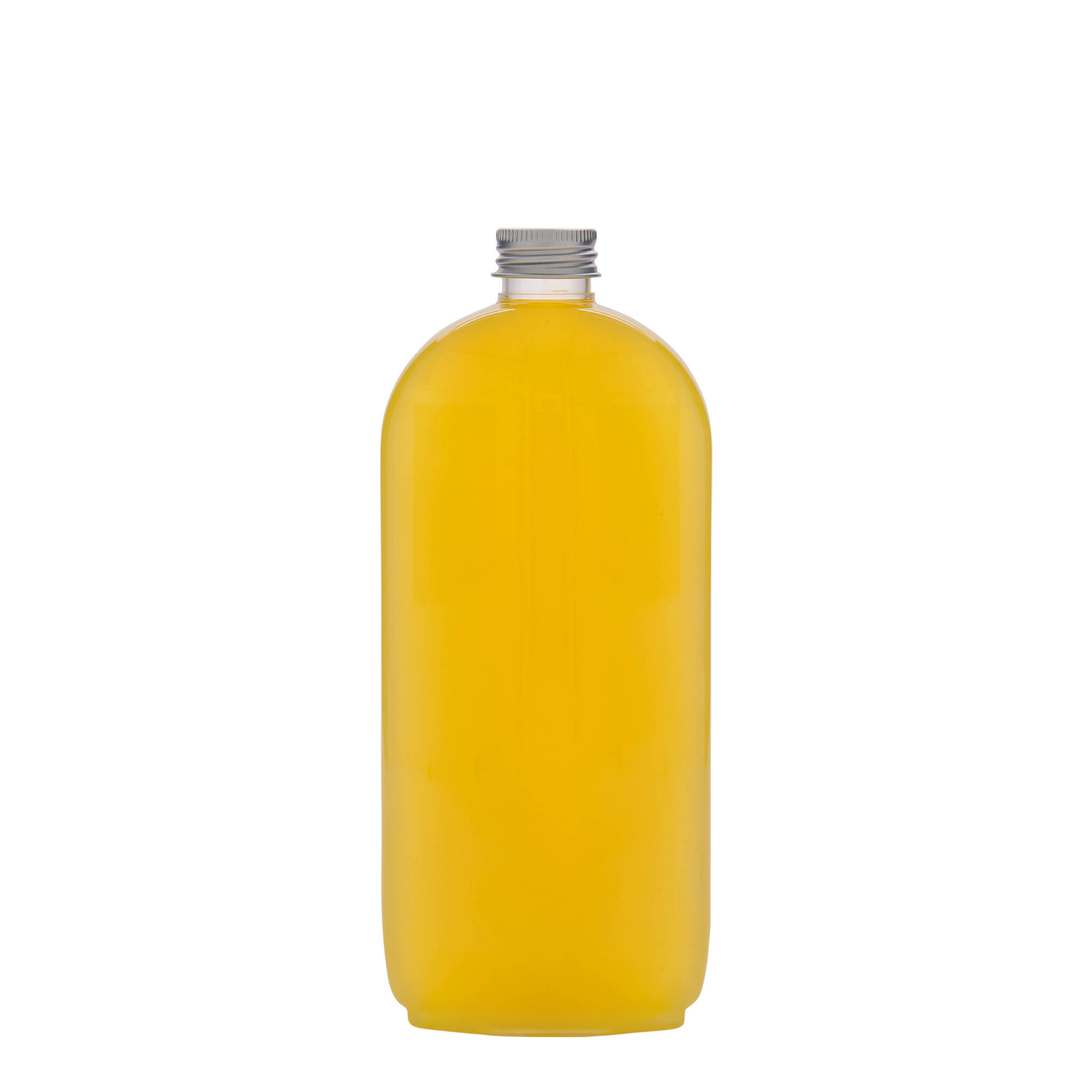 Bouteille en PET 500 ml 'Iris', ovale, plastique, bouchage: 24/410
