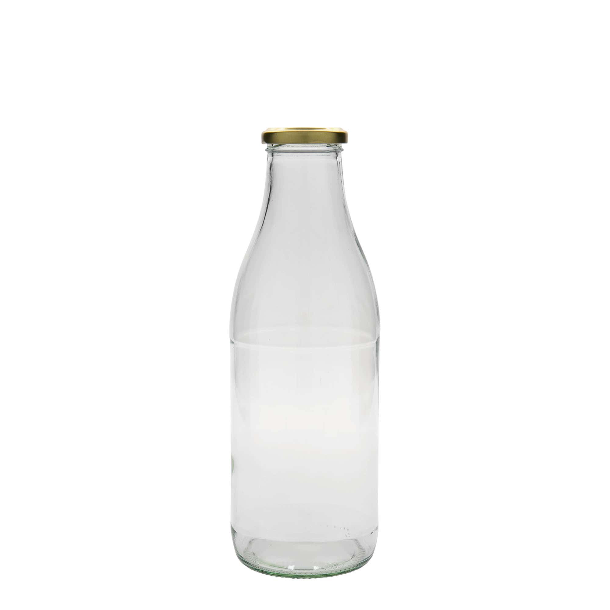 Fles met brede hals Lorenzo, 1000 ml, monding: twist-off (TO 48)