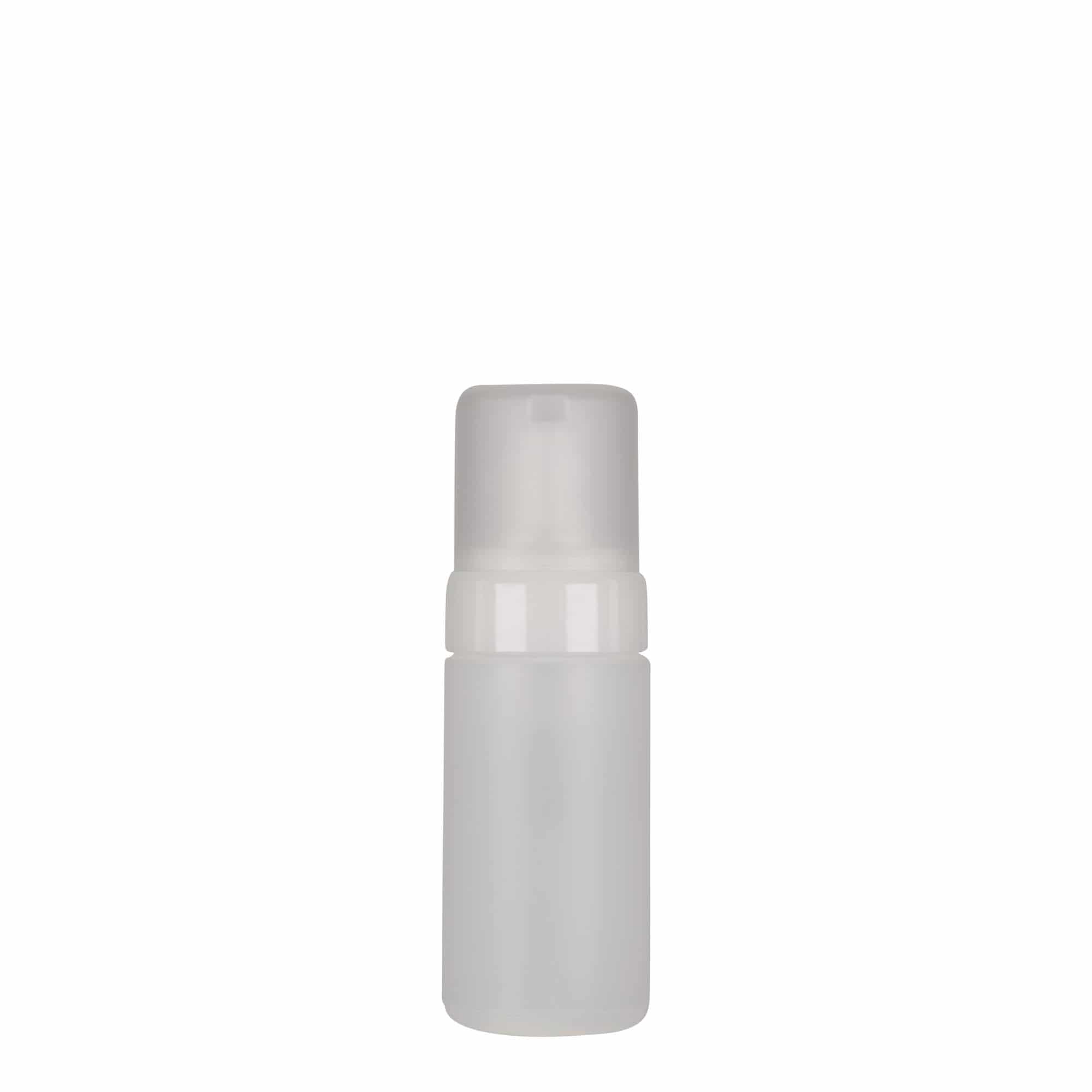 Pompflesje 'Foamer', 100 ml, PE-kunststof, naturel, monding: schroefsluiting