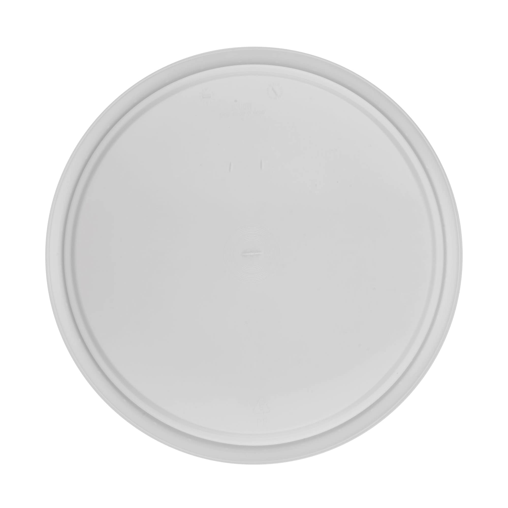 Deksel voor emmer 30 l, PP-kunststof, wit Deksel voor emmer 30 l, PP-kunststof, wit