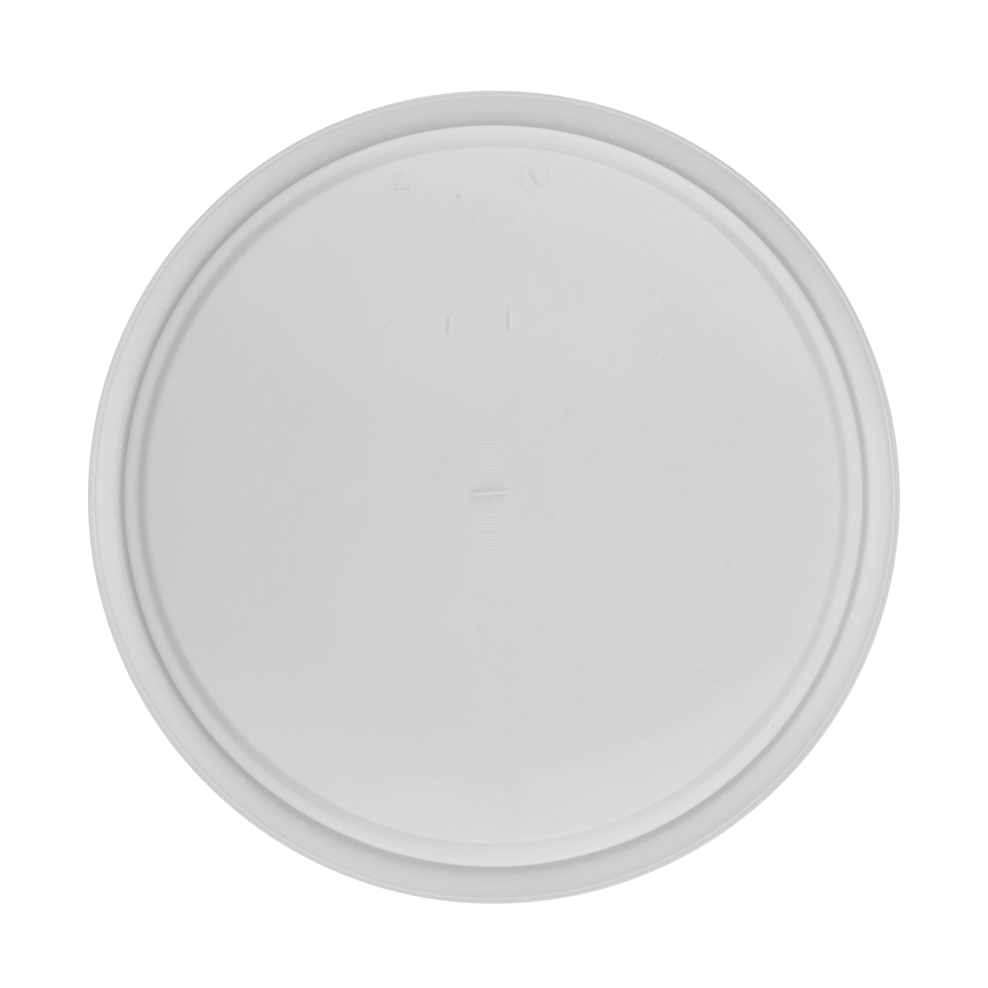 Deksel voor emmer 30 l, PP-kunststof, wit