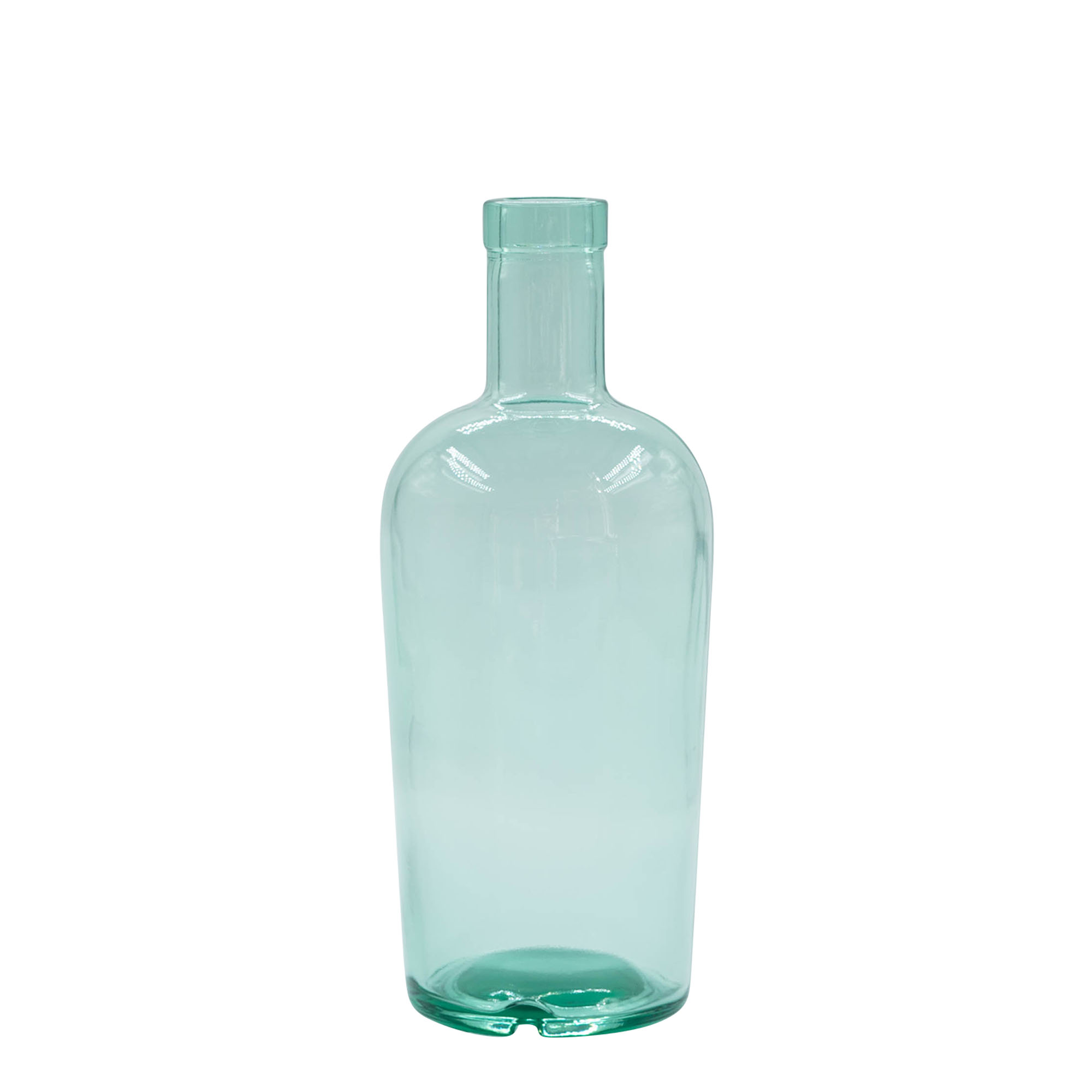 Bouteille en verre 700 ml 'Teo Light', ouverture : bouchon en liège Bouteille en verre 700 ml 'Teo Light', ouverture : bouchon en liège