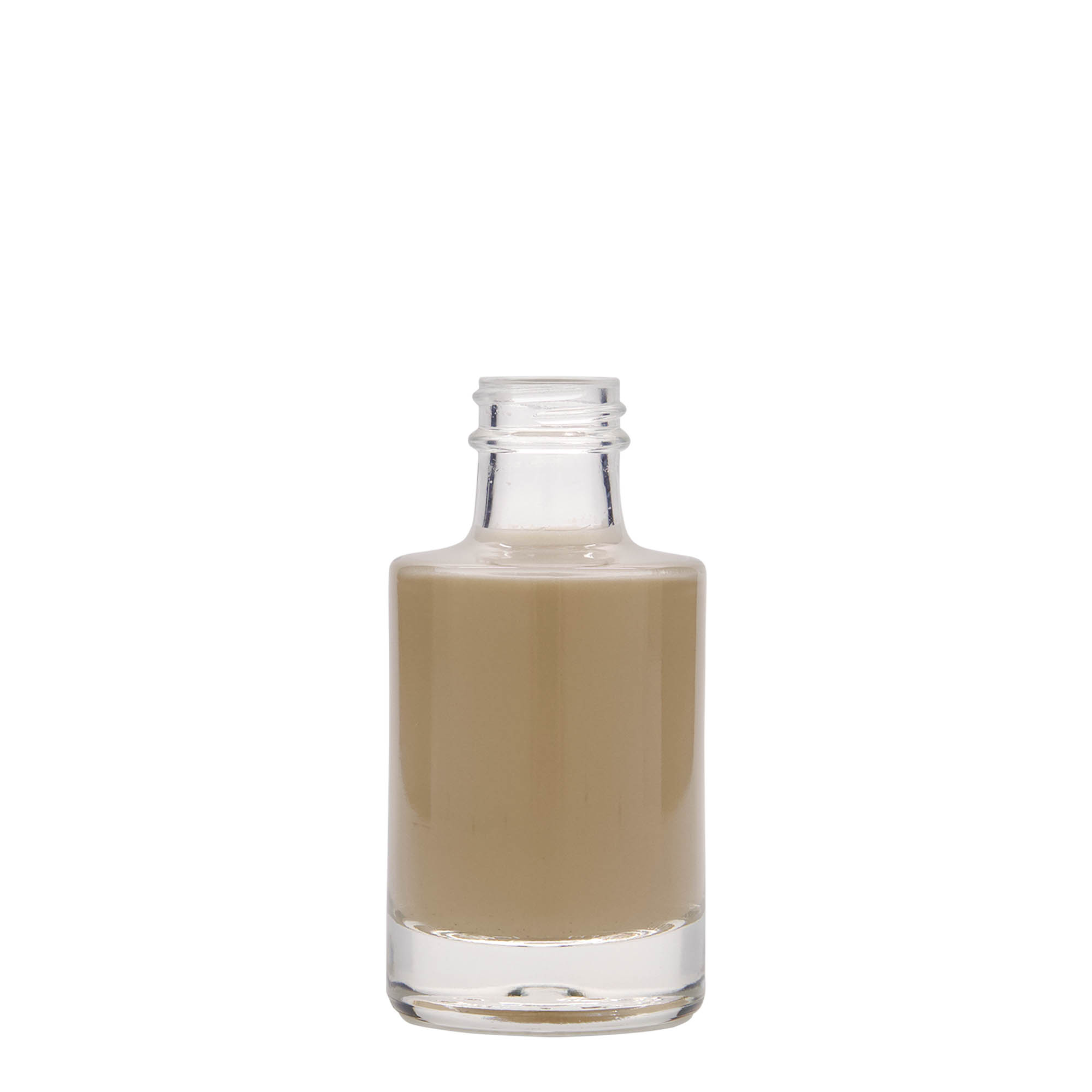 Glazen fles 'Aventura', 100 ml, monding: GPI 28 Glazen fles 'Aventura', 100 ml, monding: GPI 28