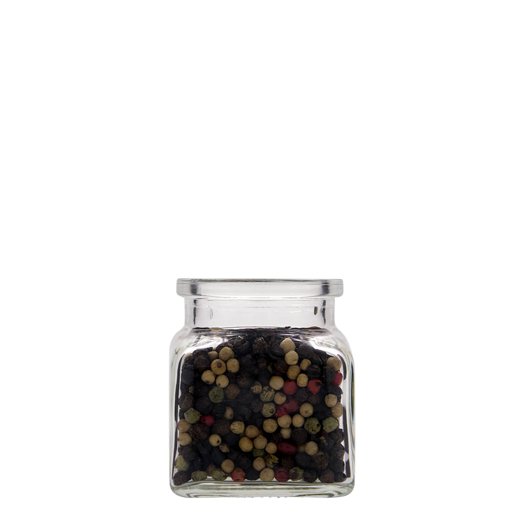 Pot met kurk, 120 ml, vierkant, monding: kurk Pot met kurk, 120 ml, vierkant, monding: kurk