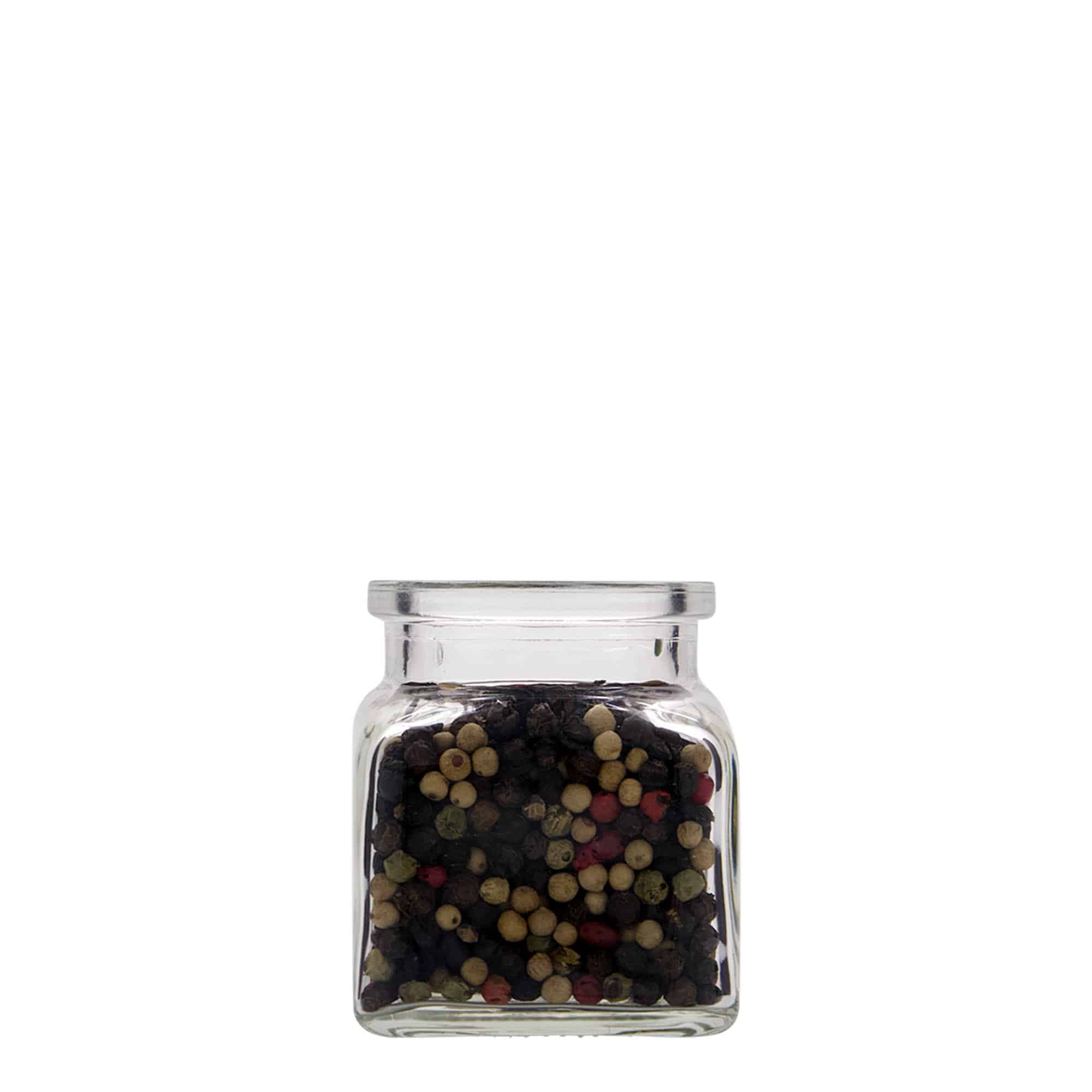 Pot met kurk, 120 ml, vierkant, monding: kurk Pot met kurk, 120 ml, vierkant, monding: kurk