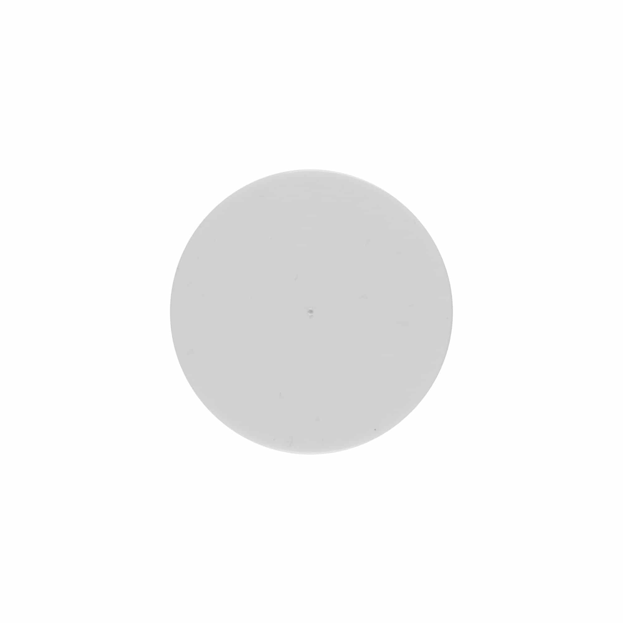 Couvertures pour 30 ml 'Bianca', plastique PP, blanc