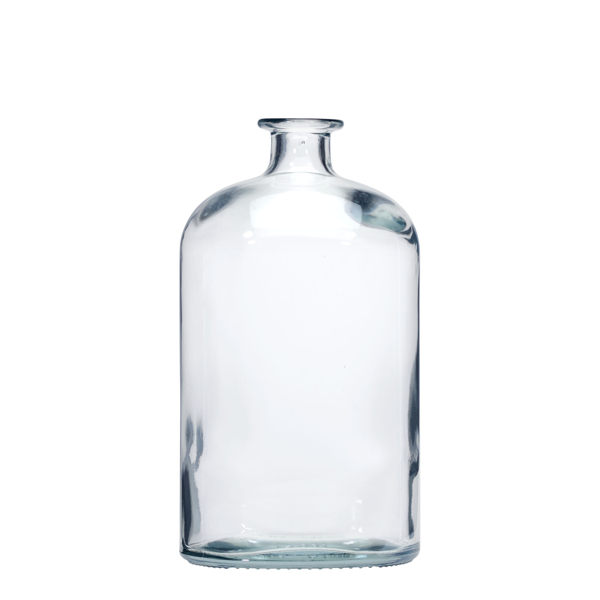 Glazen fles 'Dundee', 1000 ml, ovaal, monding: kurk Glazen fles 'Dundee', 1000 ml, ovaal, monding: kurk