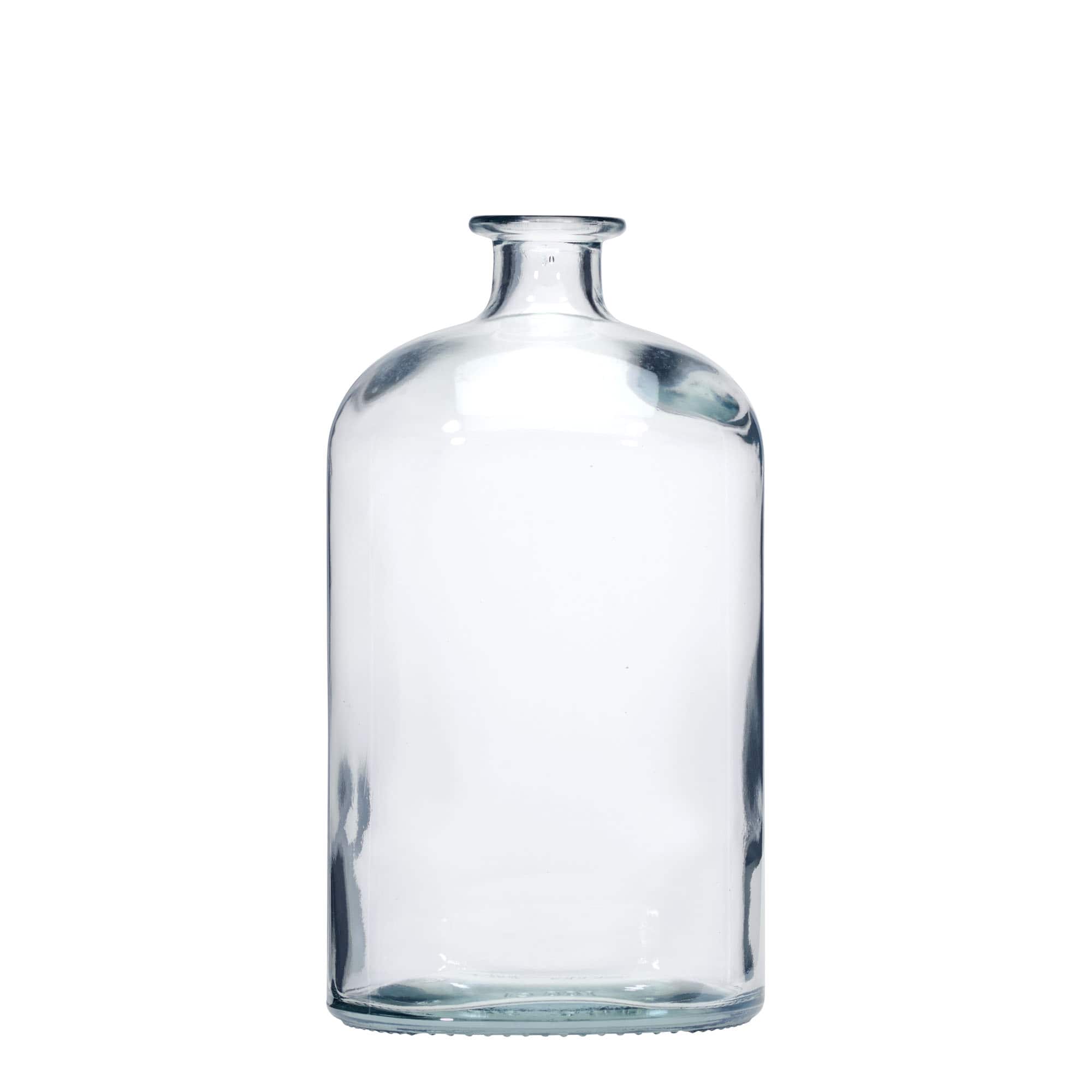 Bouteille en verre 1 000 ml « Dundee », ovale, bouchage: bouchon