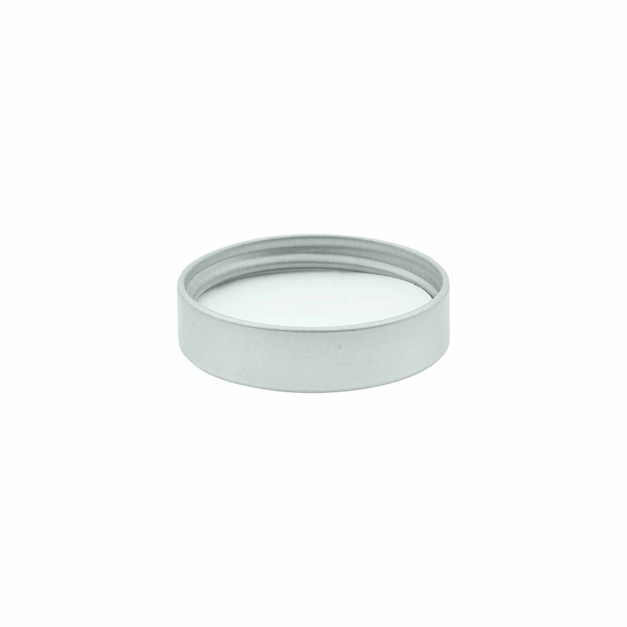 Schroefsluiting, metaal, zilver, voor monding: 38/400