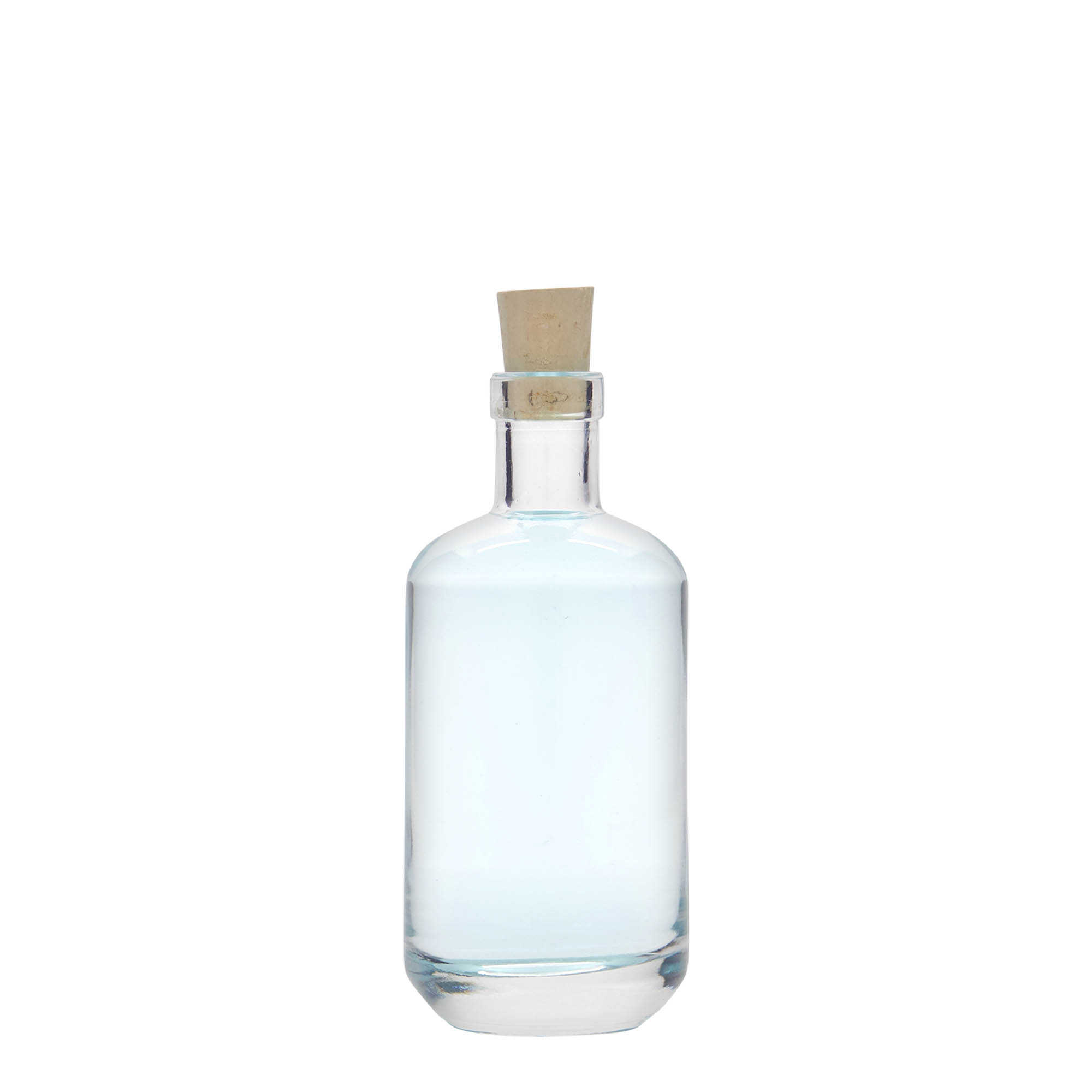 Glazen fles 'Vienna', 100 ml, monding: kurk Glazen fles 'Vienna', 100 ml, monding: kurk