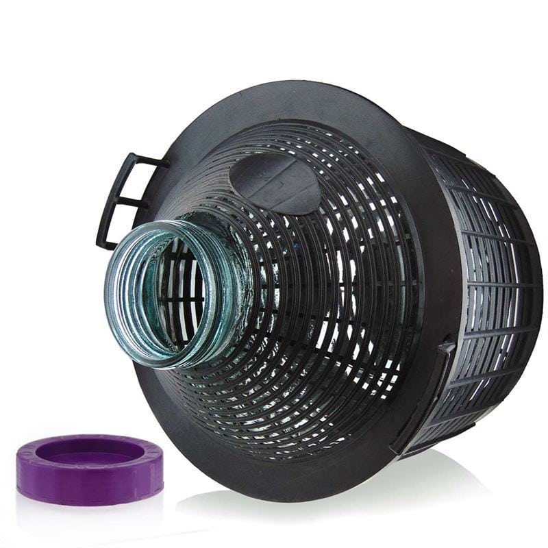 Dame-jeanne 25 l à col large, verre, bouchage: Bougage à vis Dame-jeanne 25 l à col large, verre, bouchage: Bougage à vis