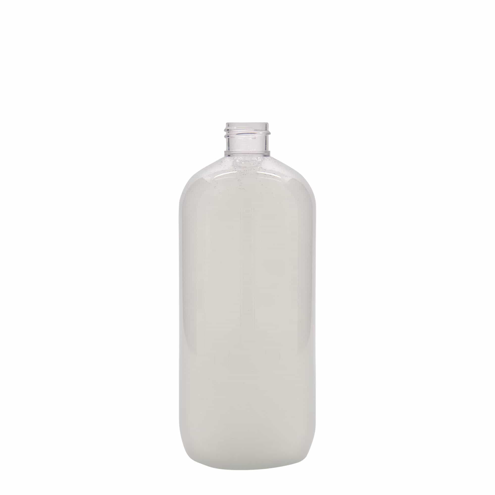 Petfles 'Boston', 500 ml, kunststof, monding: 24/410